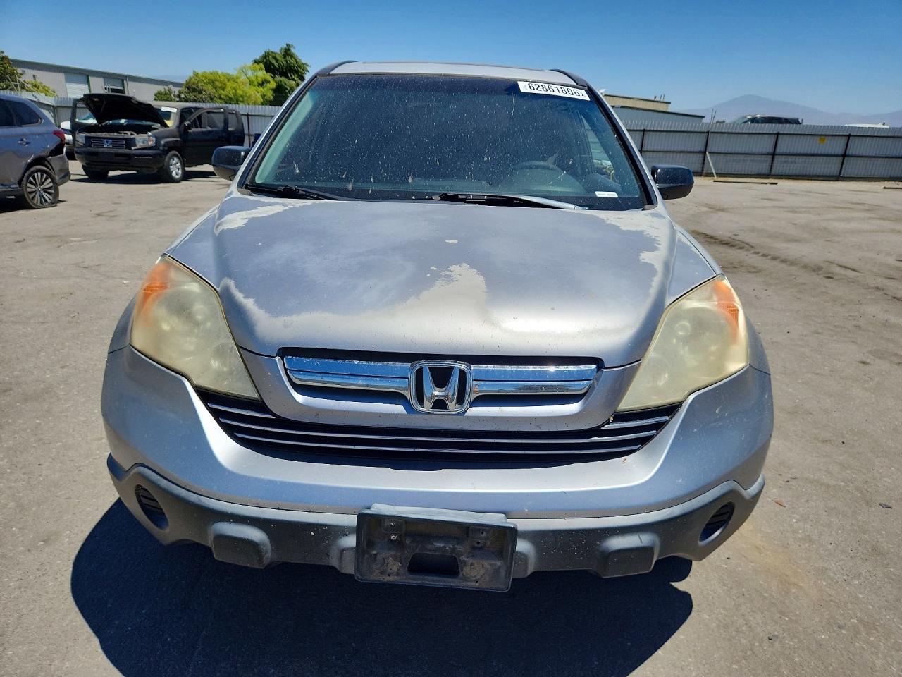 2007 Honda Cr-v Ex Silver vin: JHLRE385X7C075018