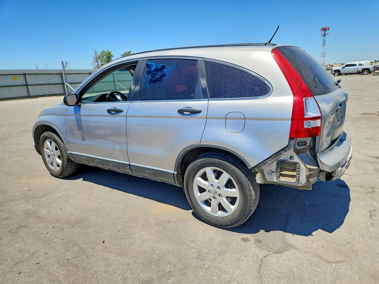 2007 Honda Cr-v Ex Silver vin: JHLRE385X7C075018