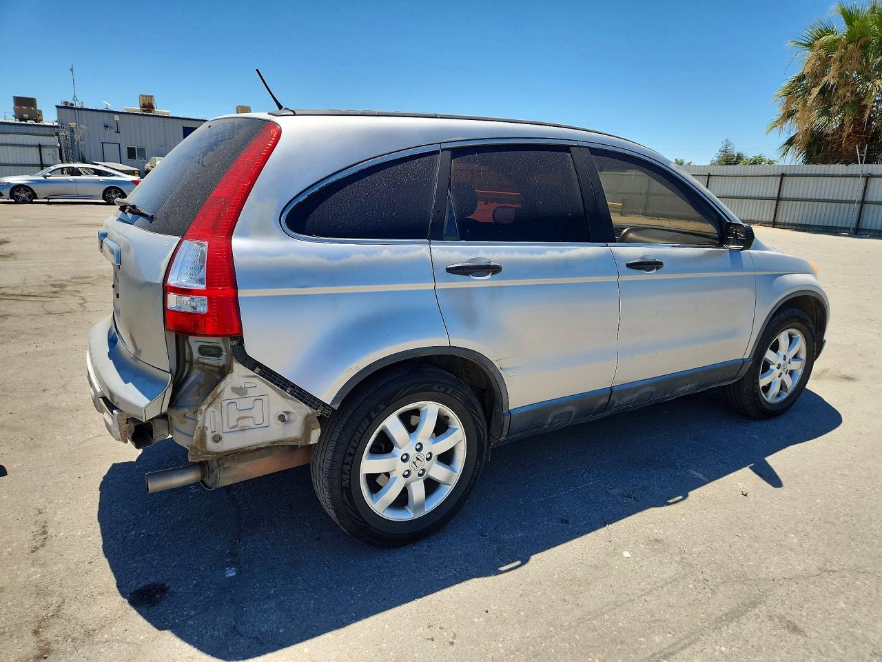 2007 Honda Cr-v Ex Silver vin: JHLRE385X7C075018