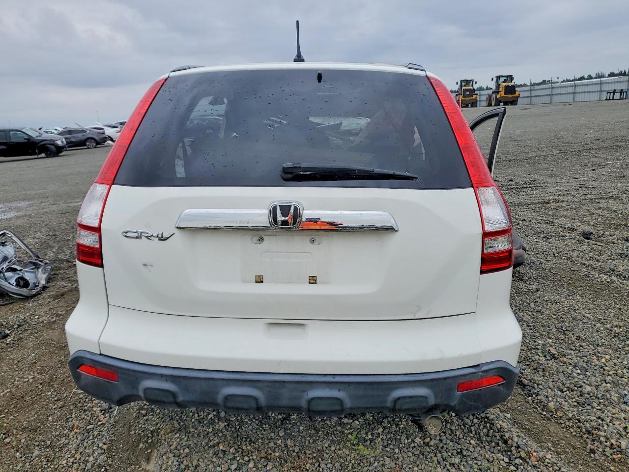 2008 Honda Cr-v Ex White vin: JHLRE385X8C044210