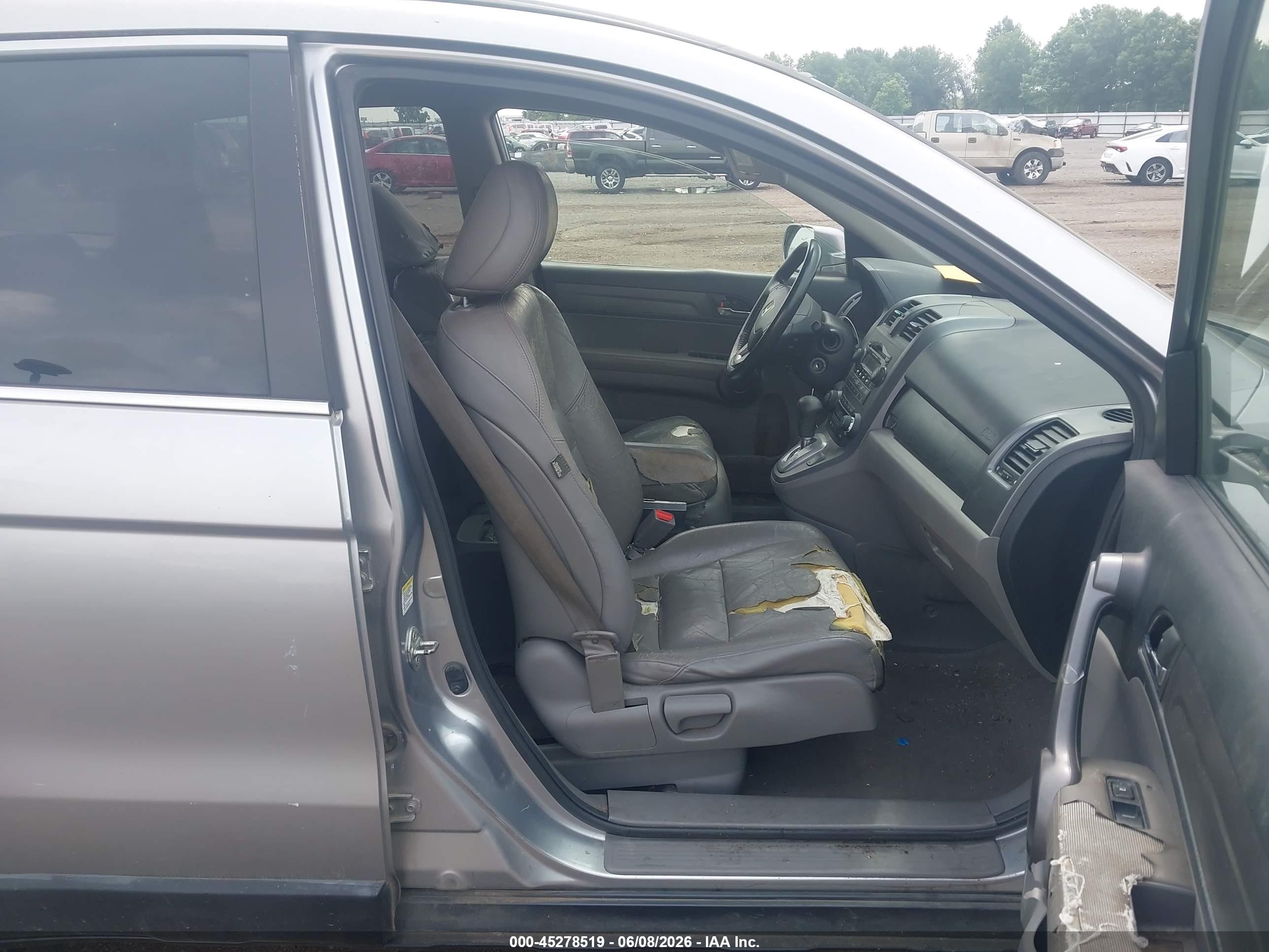 2008 Honda Cr-v Ex-l Silver vin: JHLRE38708C016207