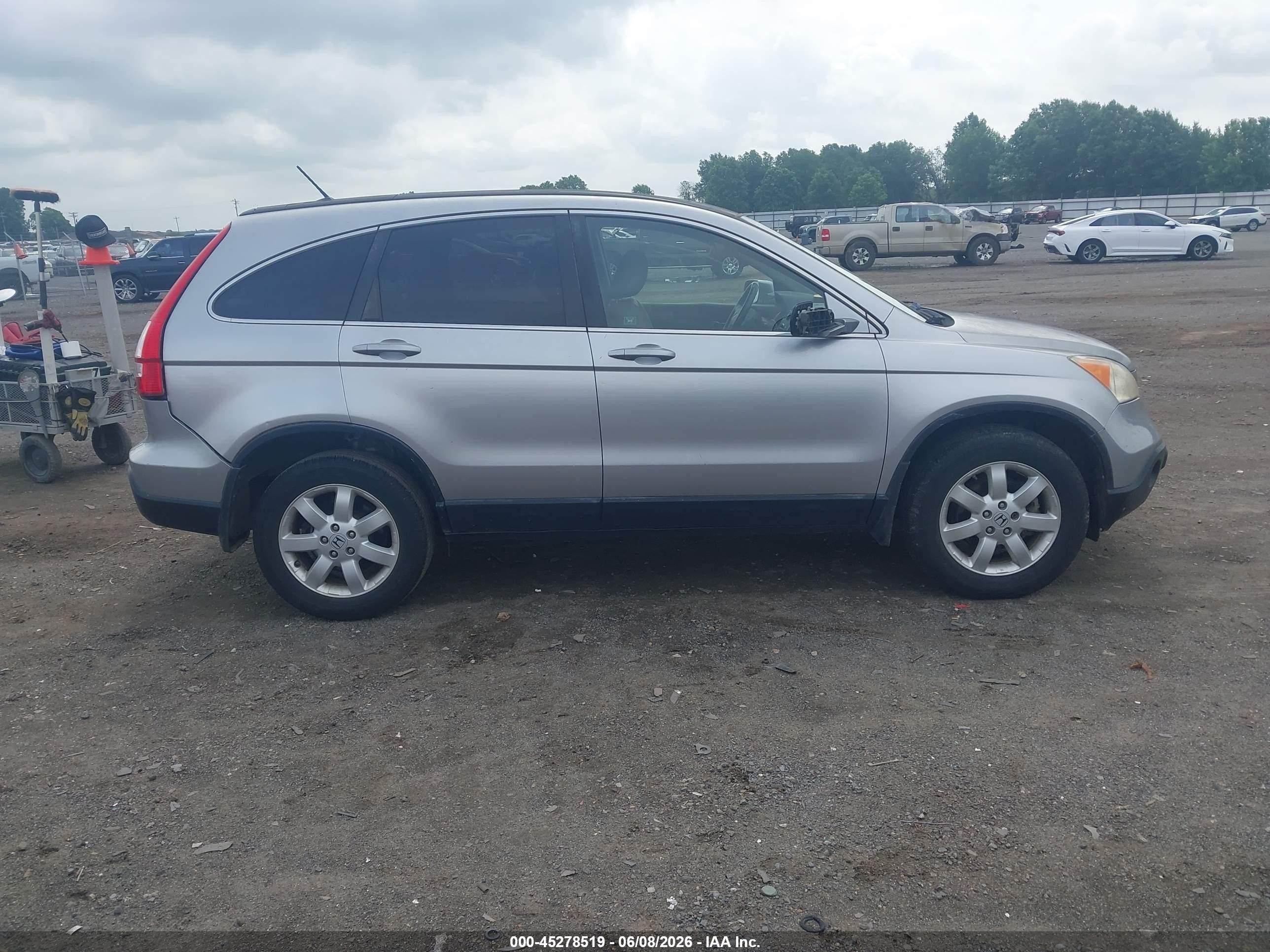 2008 Honda Cr-v Ex-l Silver vin: JHLRE38708C016207