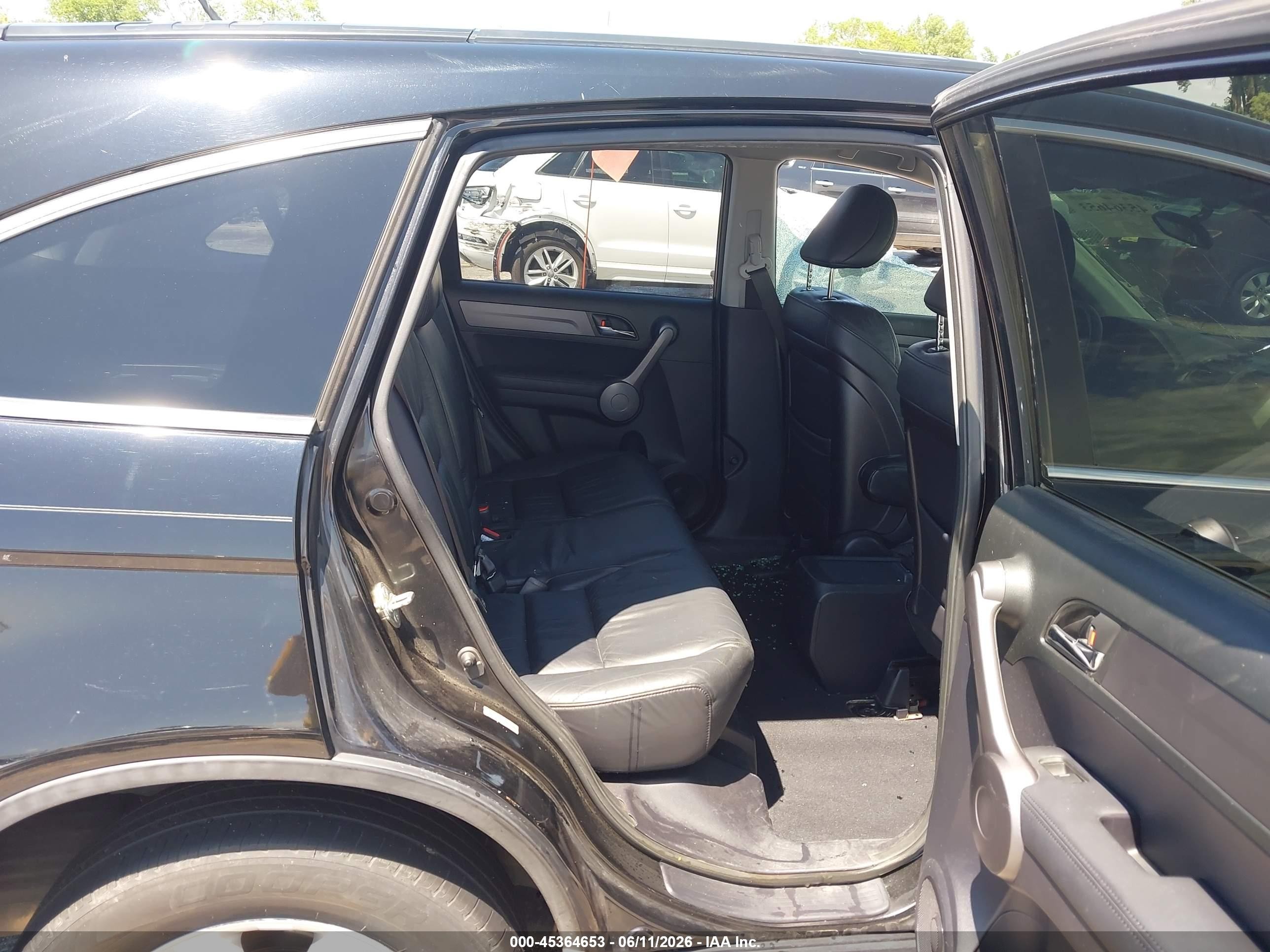 2008 Honda Cr-v Ex-l Black vin: JHLRE38708C050342