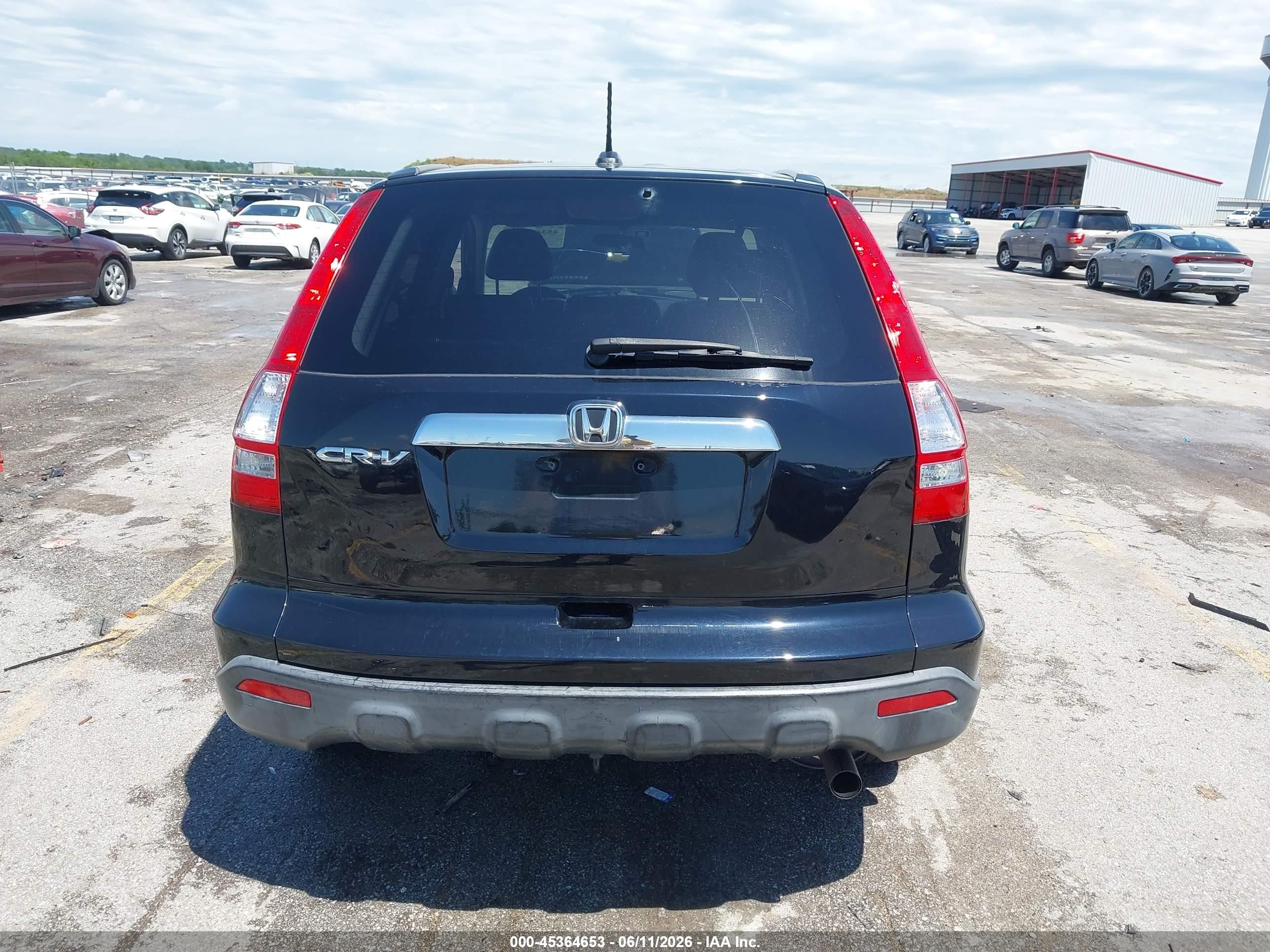 2008 Honda Cr-v Ex-l Black vin: JHLRE38708C050342