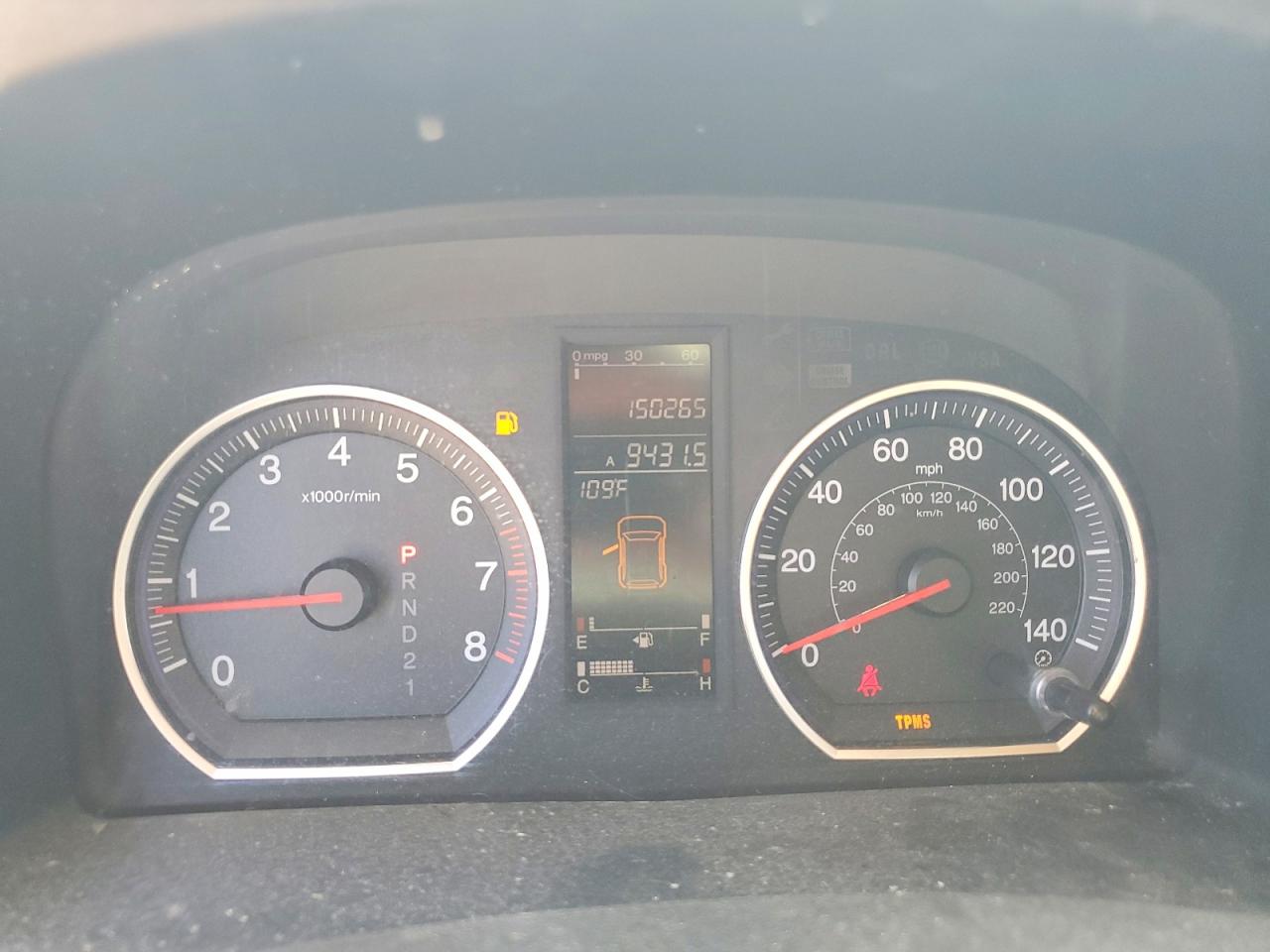 2009 Honda Cr-v Exl Black vin: JHLRE38709C000056