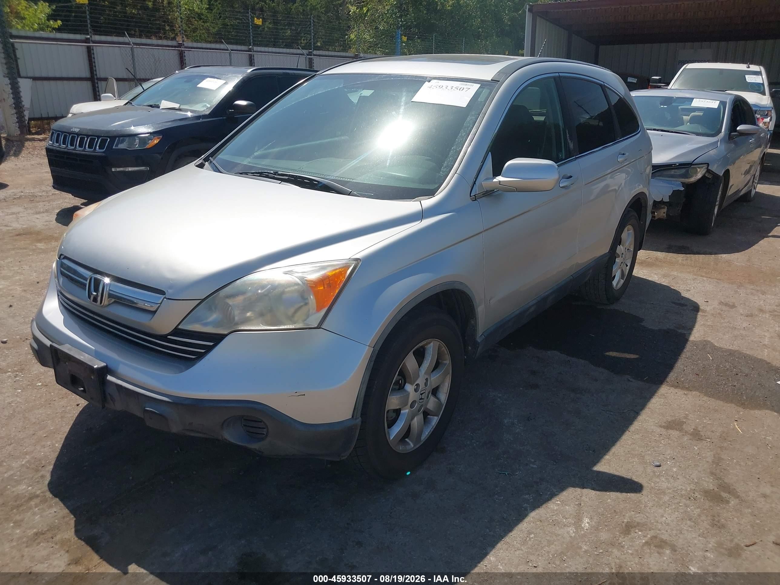 2009 Honda Cr-v Ex-l Silver vin: JHLRE38709C004432