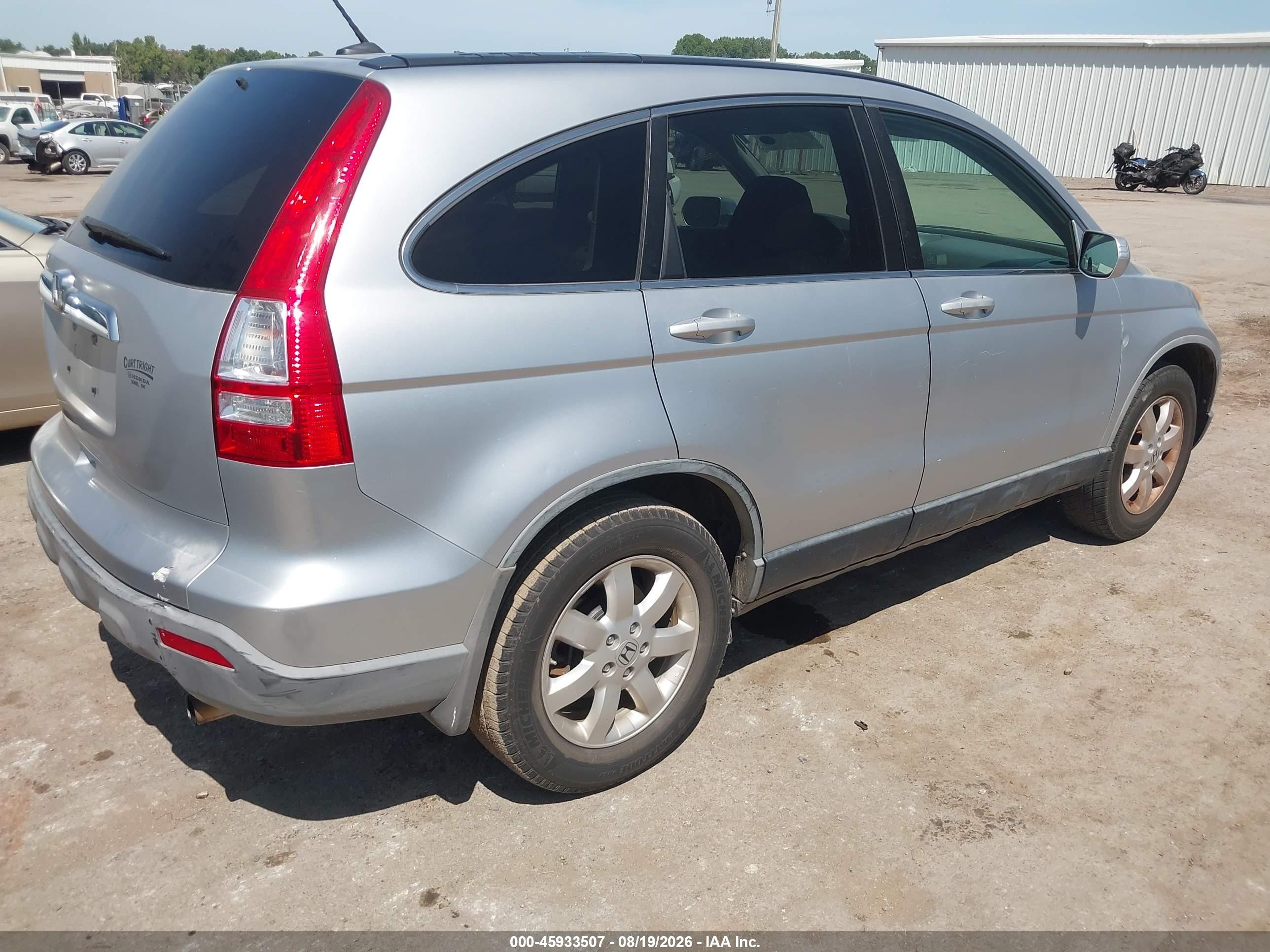 2009 Honda Cr-v Ex-l Silver vin: JHLRE38709C004432