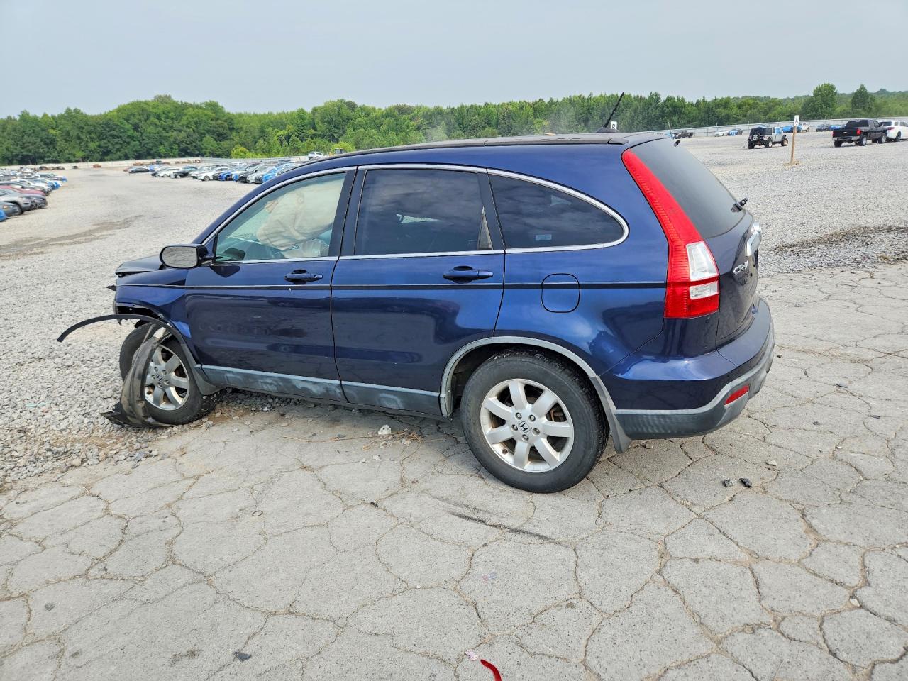 2007 Honda Cr-v Exl Blue vin: JHLRE38717C001441
