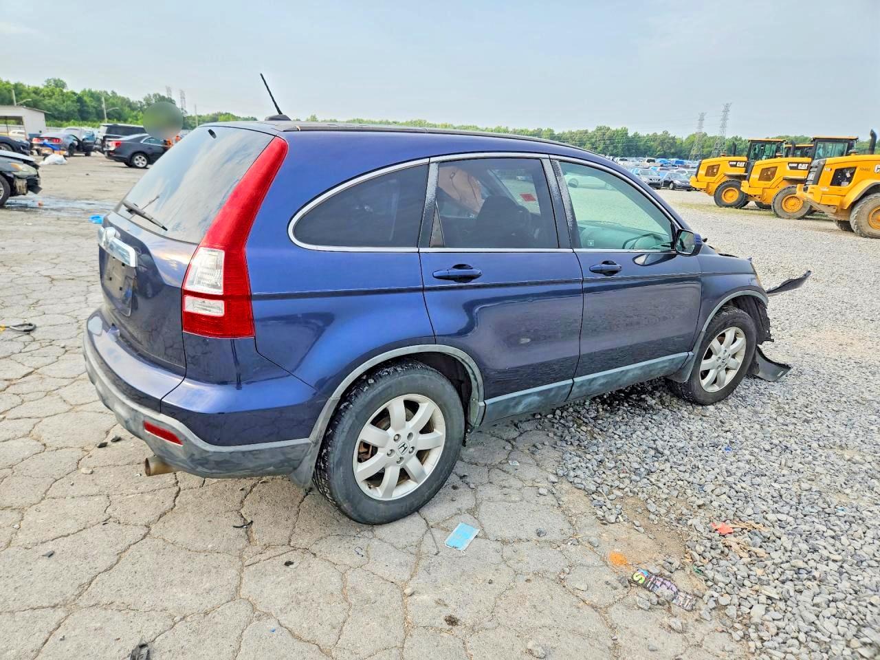 2007 Honda Cr-v Exl Blue vin: JHLRE38717C001441