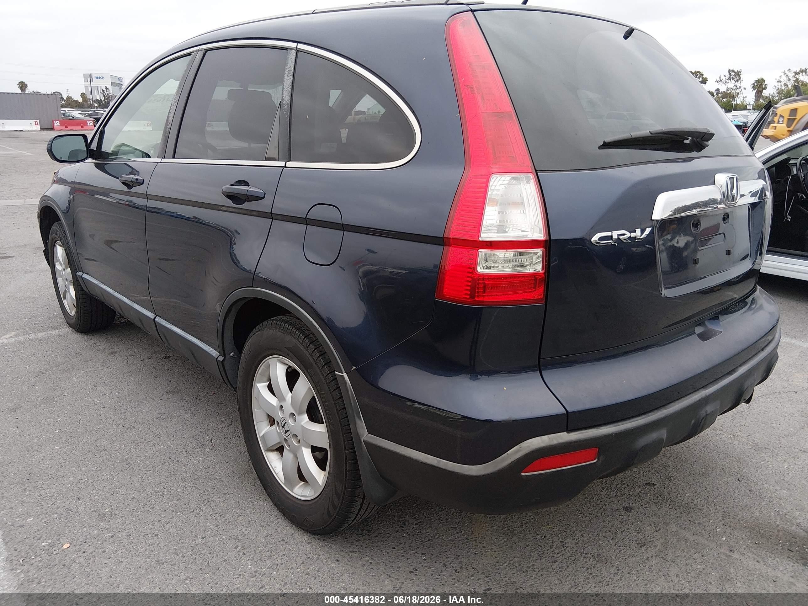 2007 Honda Cr-v Ex-l Blue vin: JHLRE38717C022659