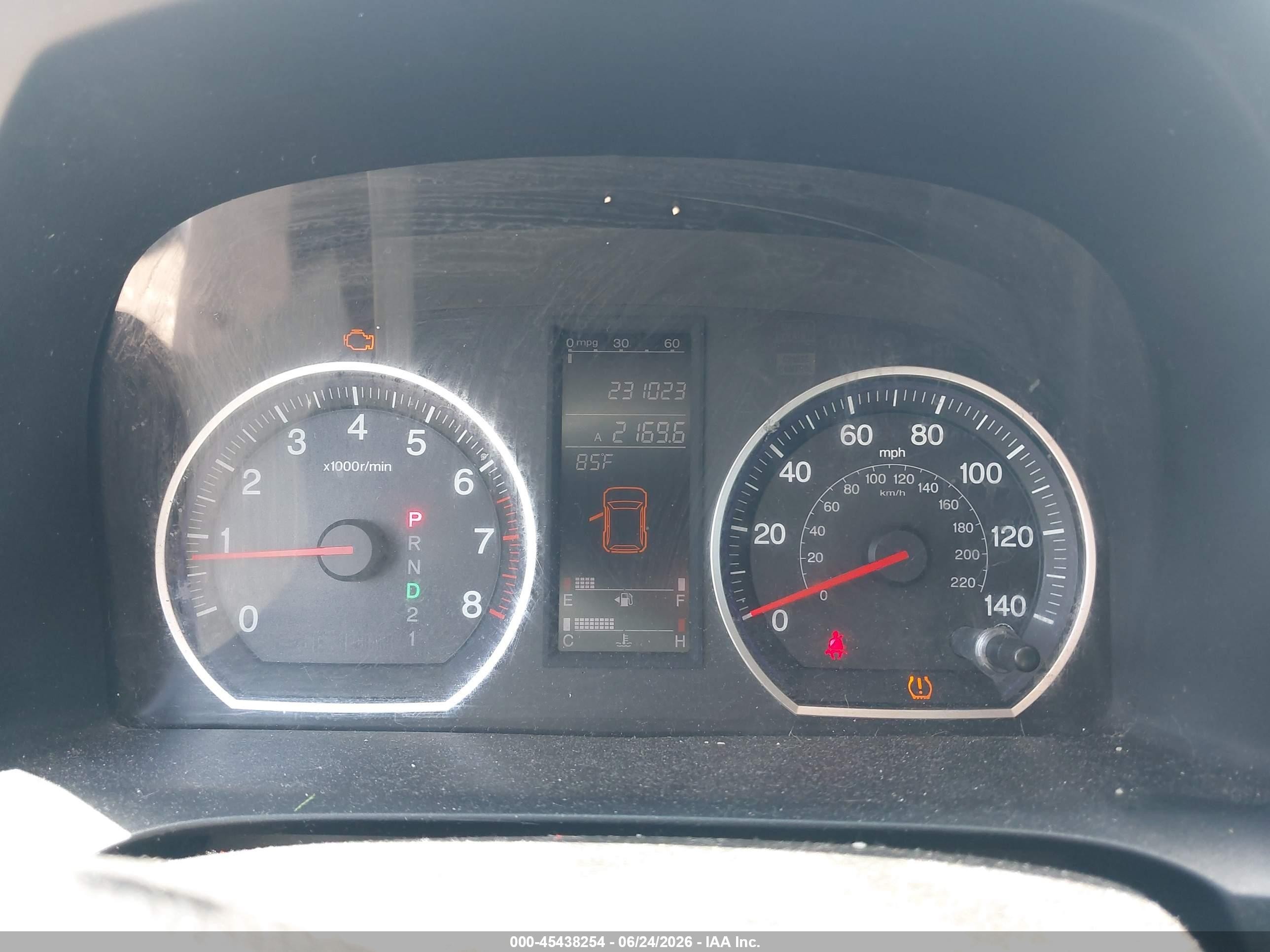2007 Honda Cr-v Ex-l Light Blue vin: JHLRE38717C024184