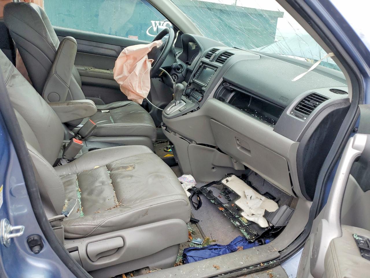 2007 Honda Cr-v Exl Синий vin: JHLRE38717C033208