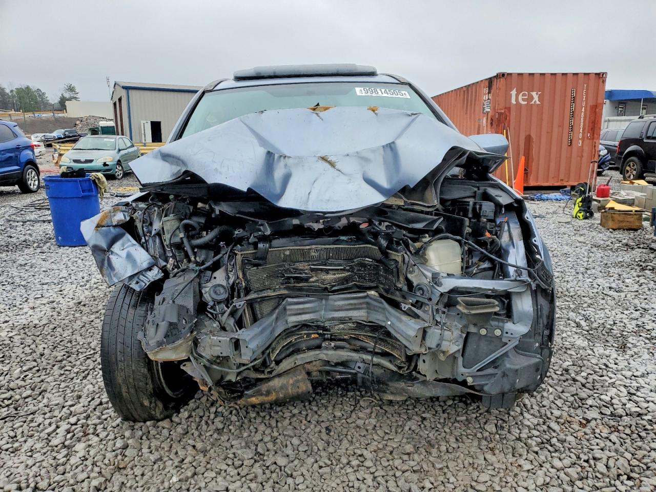 2007 Honda Cr-v Exl Синий vin: JHLRE38717C033208