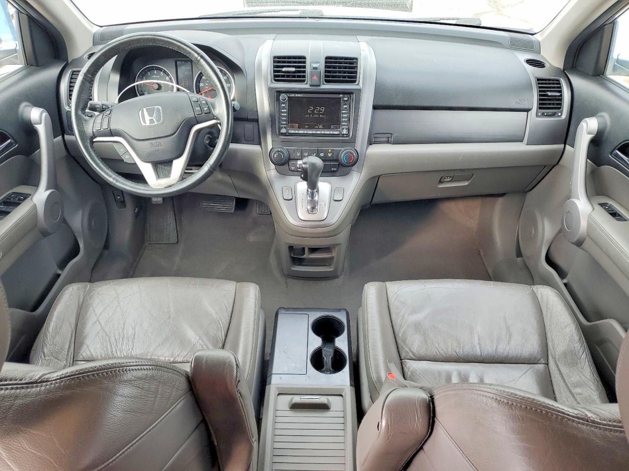 2007 Honda Cr-v Exl Silver vin: JHLRE38717C033452