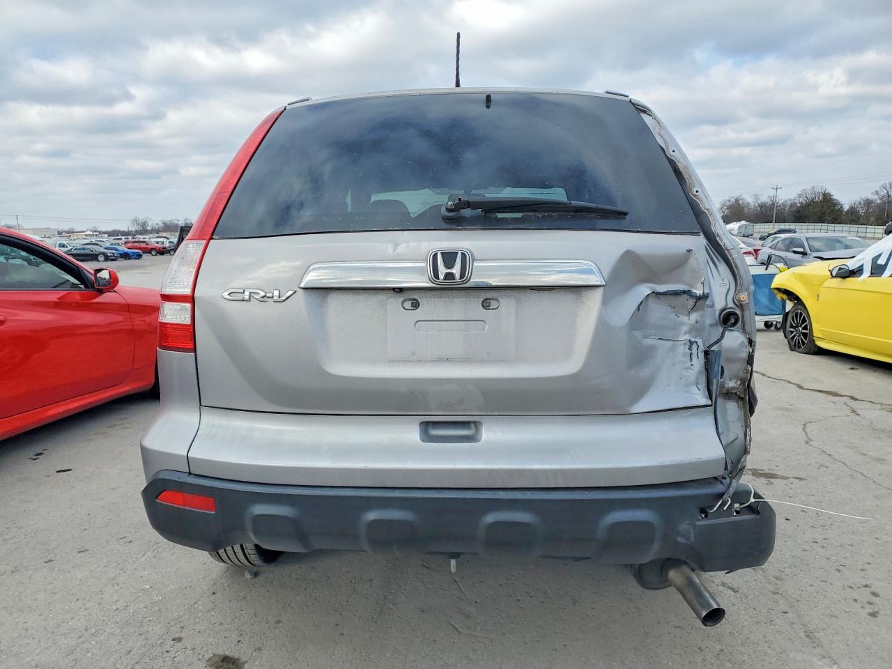 2007 Honda Cr-v Exl Silver vin: JHLRE38717C033452
