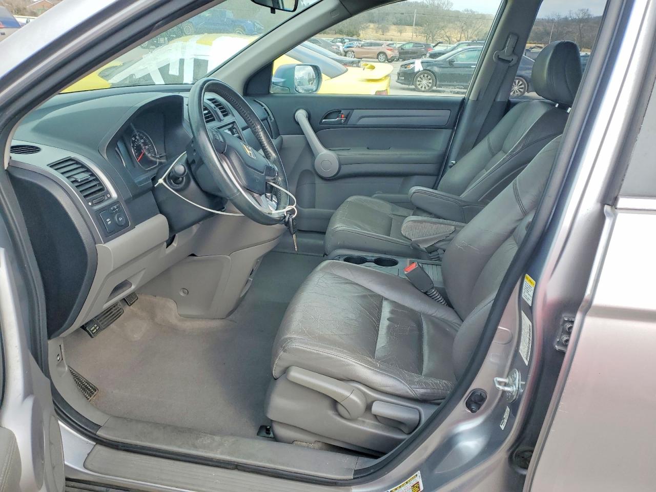 2007 Honda Cr-v Exl Silver vin: JHLRE38717C033452
