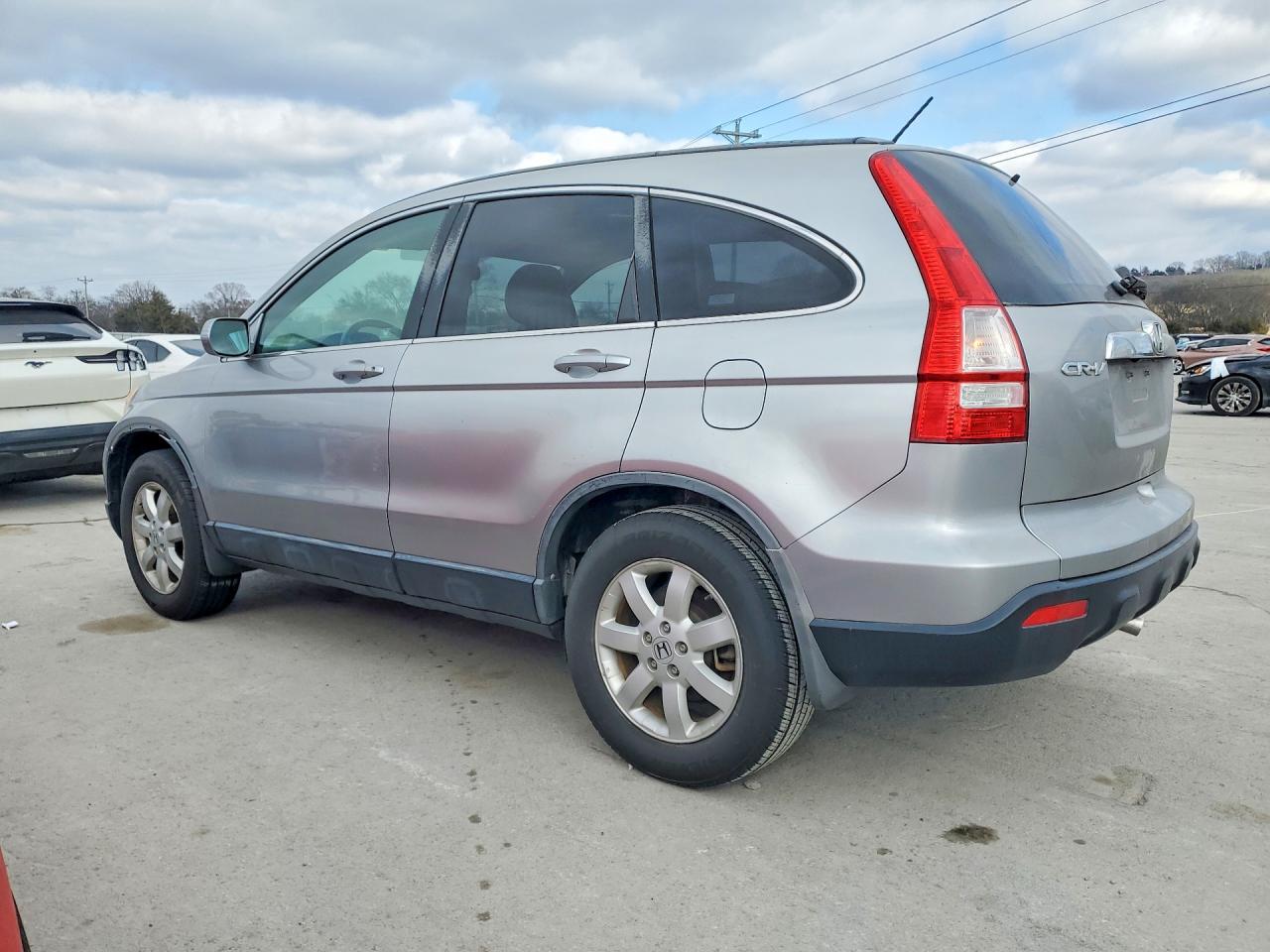 2007 Honda Cr-v Exl Silver vin: JHLRE38717C033452