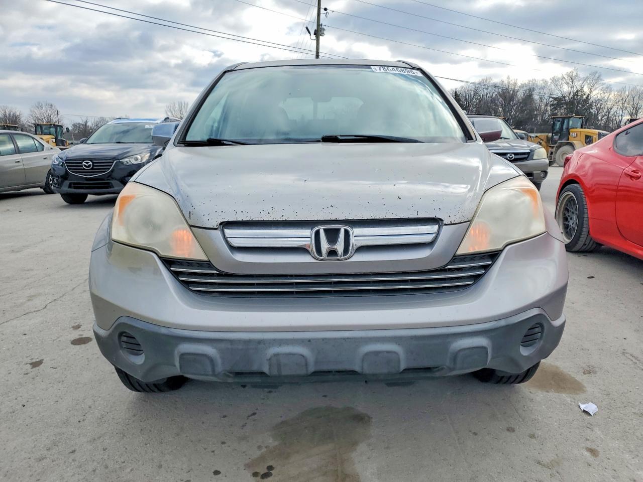 2007 Honda Cr-v Exl Silver vin: JHLRE38717C033452