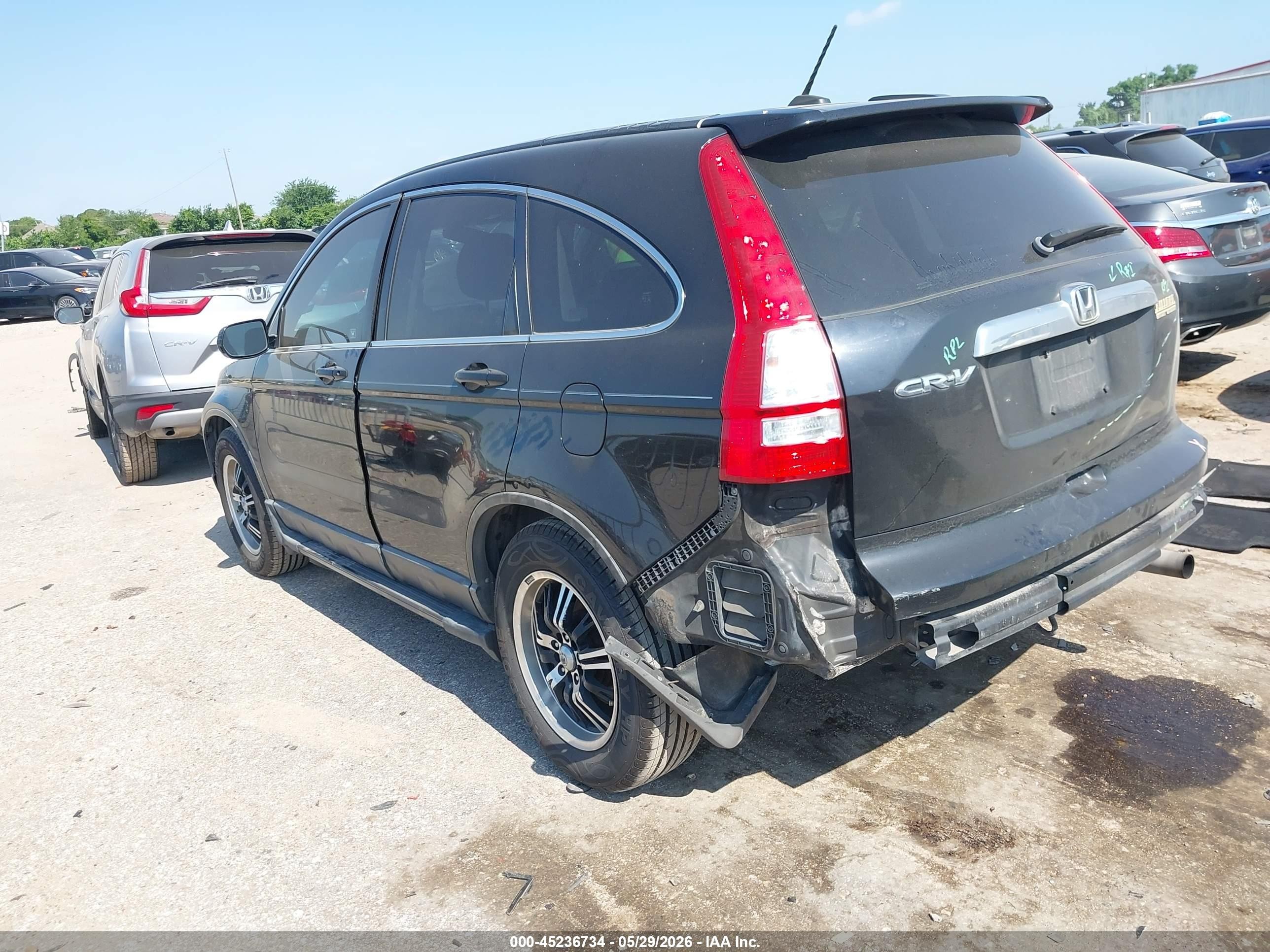 2007 Honda Cr-v Ex-l Black vin: JHLRE38717C036285