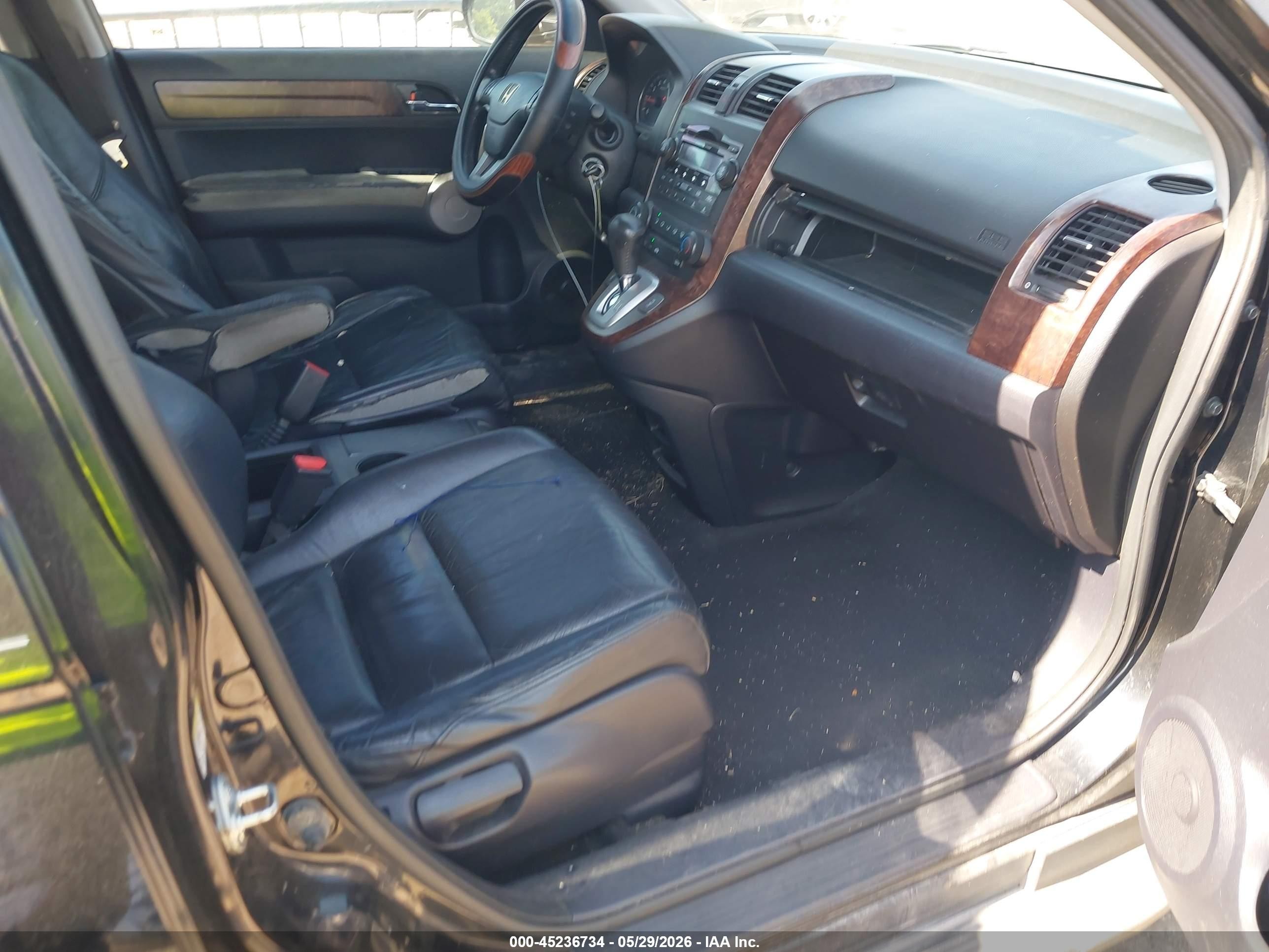 2007 Honda Cr-v Ex-l Black vin: JHLRE38717C036285