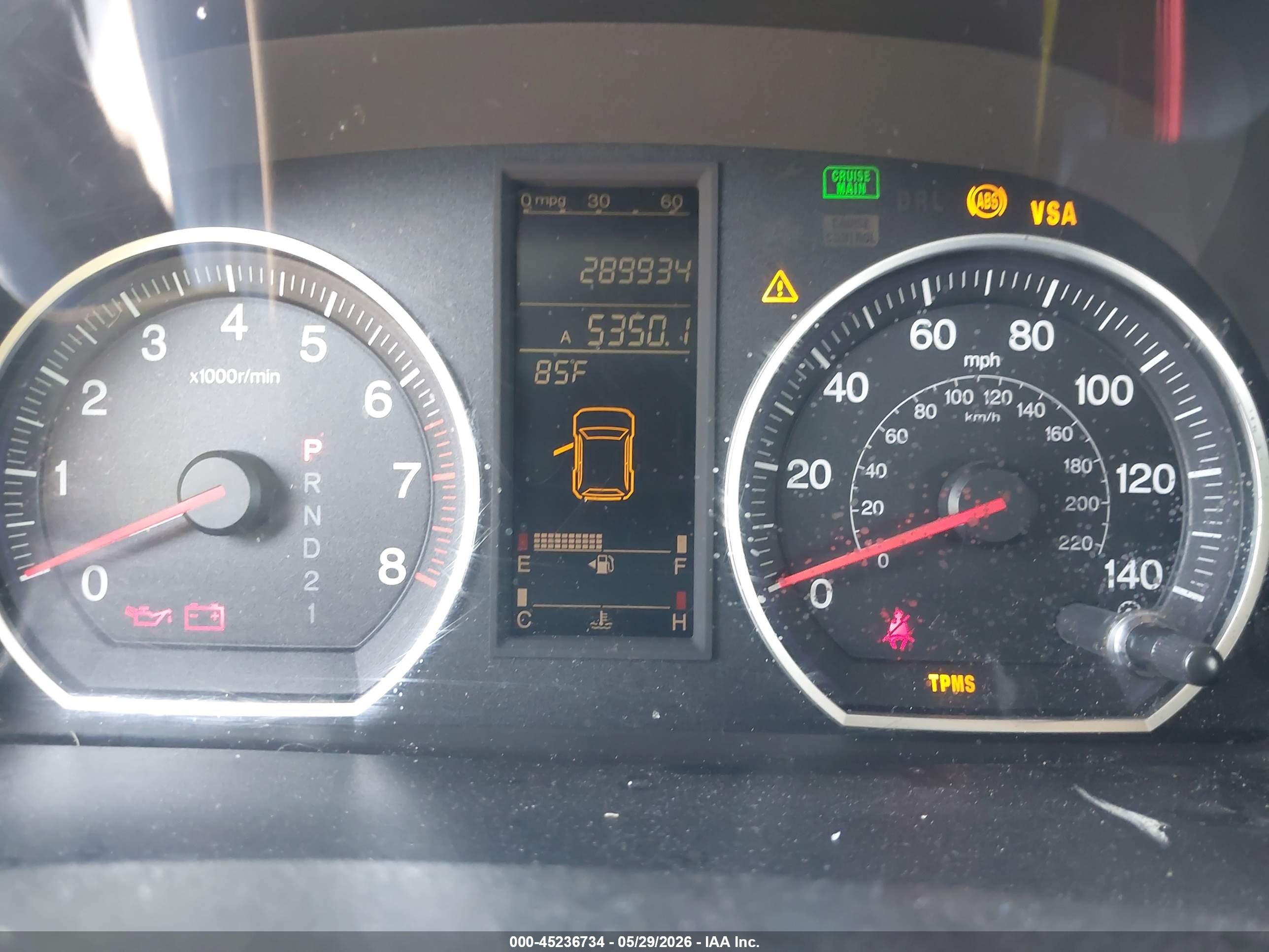 2007 Honda Cr-v Ex-l Black vin: JHLRE38717C036285