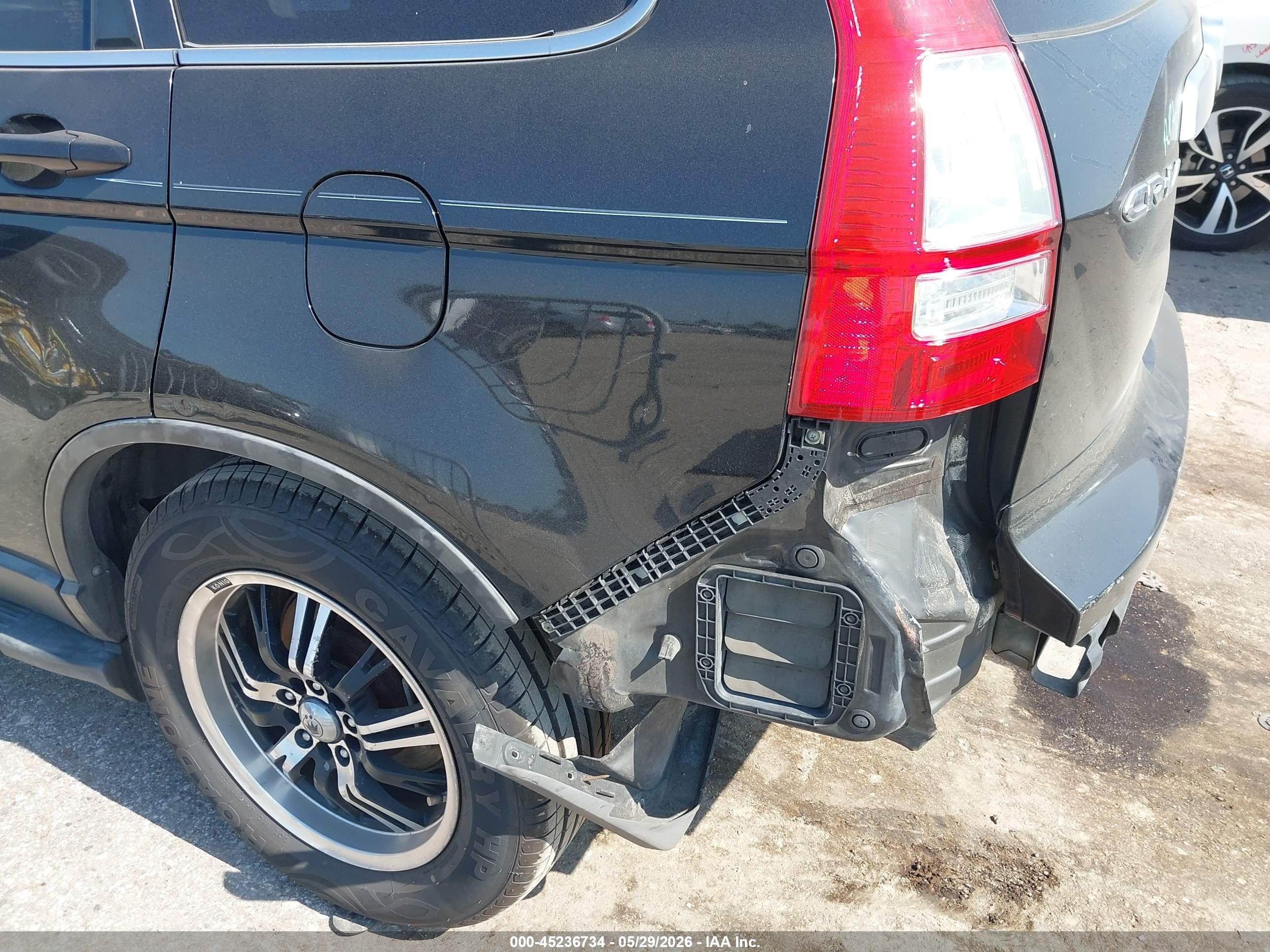 2007 Honda Cr-v Ex-l Black vin: JHLRE38717C036285