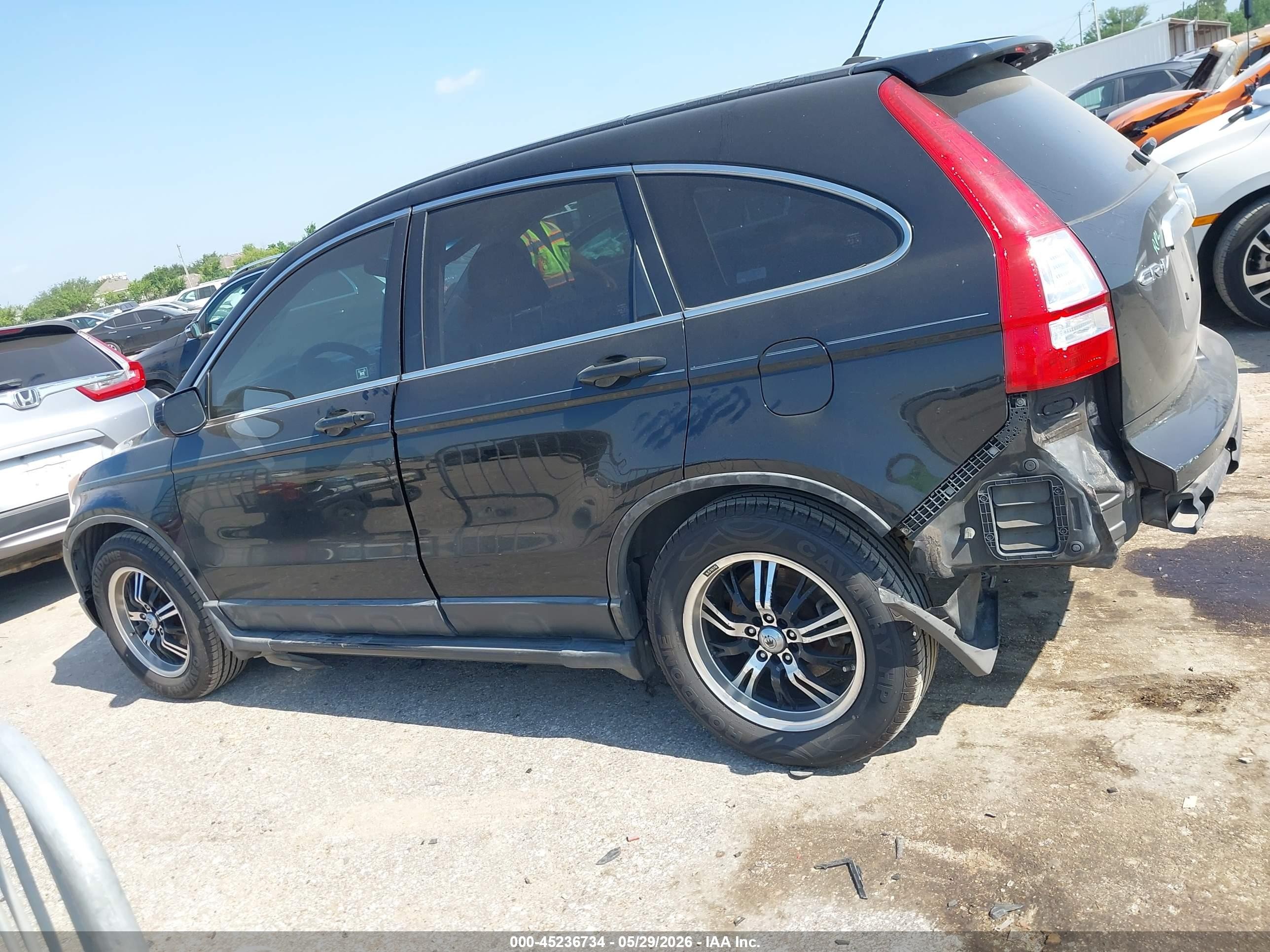 2007 Honda Cr-v Ex-l Black vin: JHLRE38717C036285