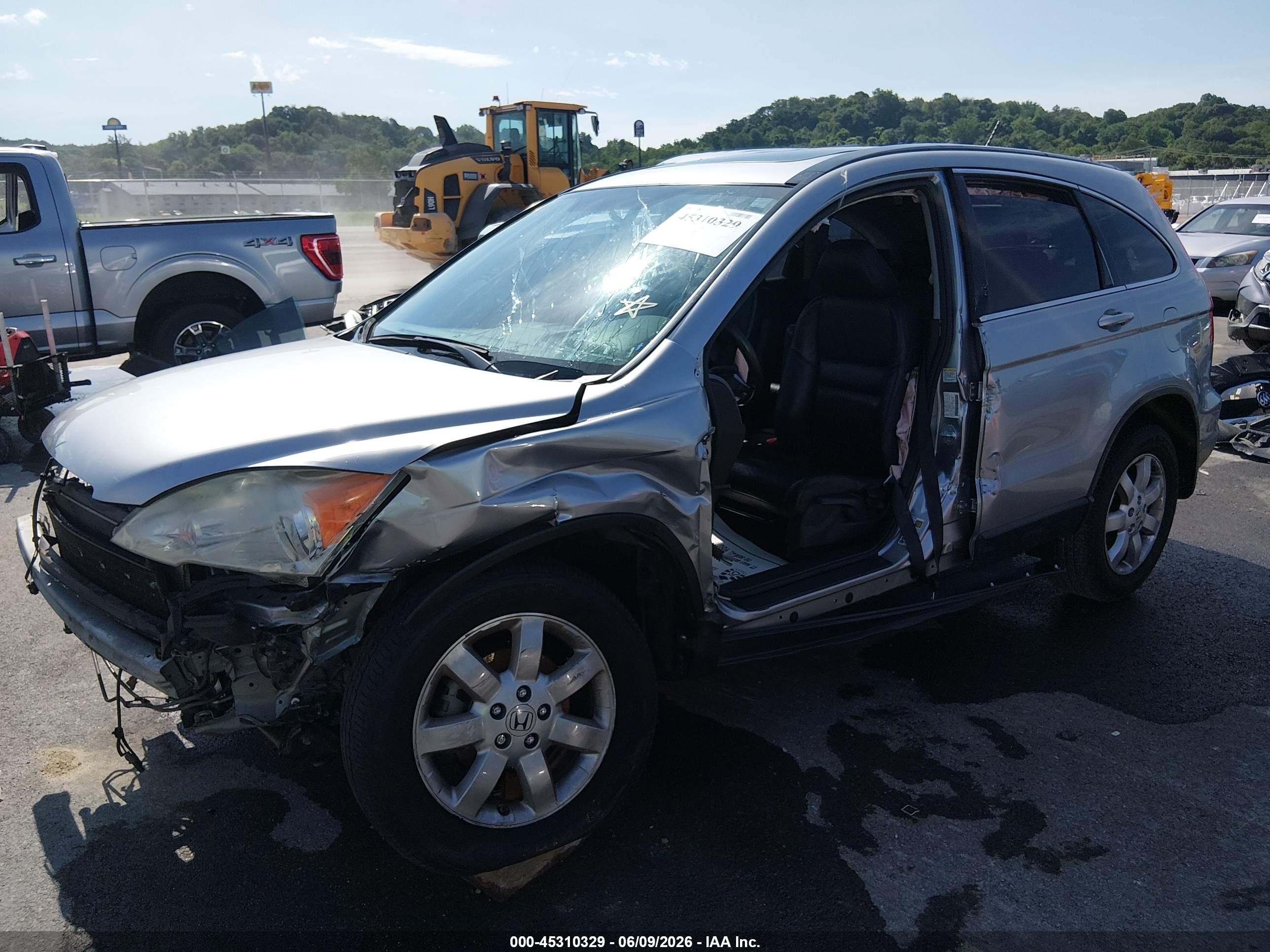 2007 Honda Cr-v Ex-l Серебряный vin: JHLRE38717C050722