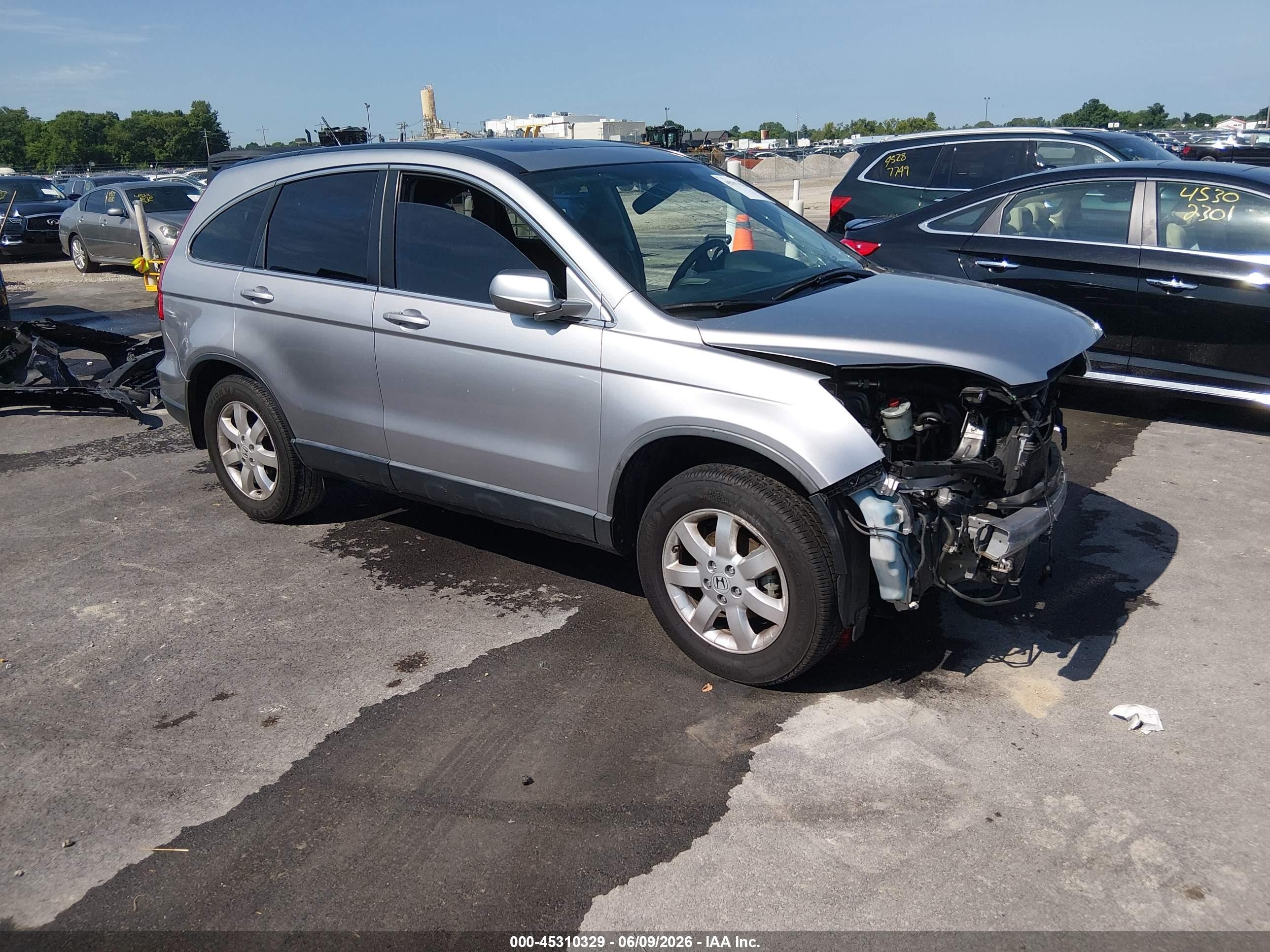 2007 Honda Cr-v Ex-l Серебряный vin: JHLRE38717C050722