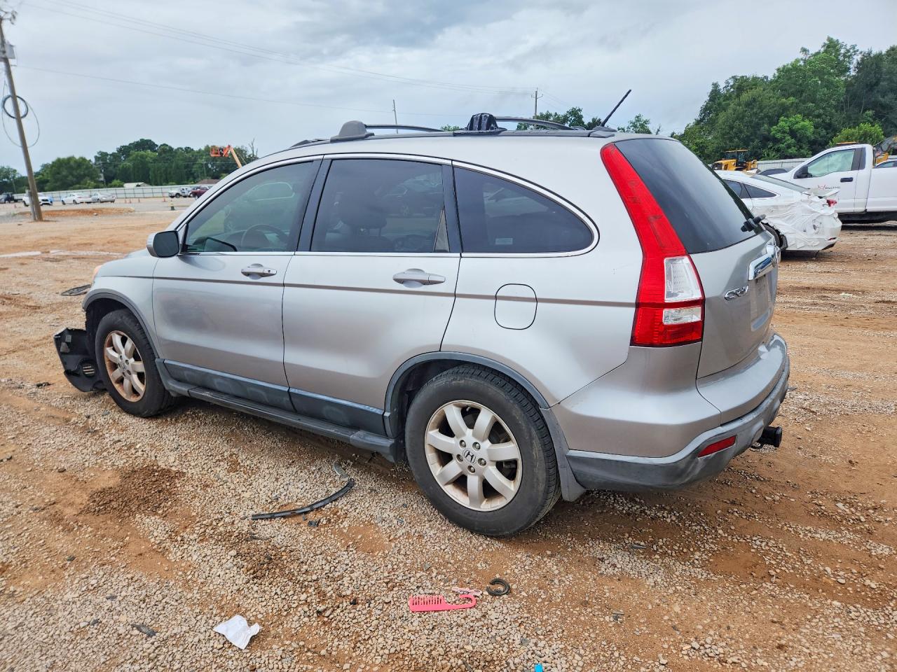 2007 Honda Cr-v Exl Silver vin: JHLRE38717C053779