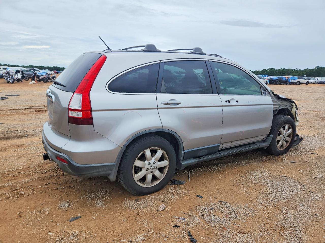 2007 Honda Cr-v Exl Silver vin: JHLRE38717C053779