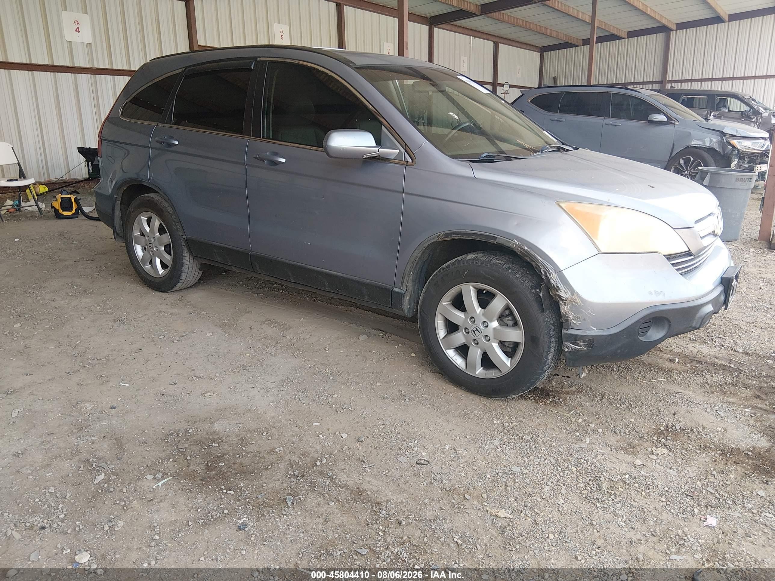2008 Honda Cr-v Ex-l Light Blue vin: JHLRE38718C021612