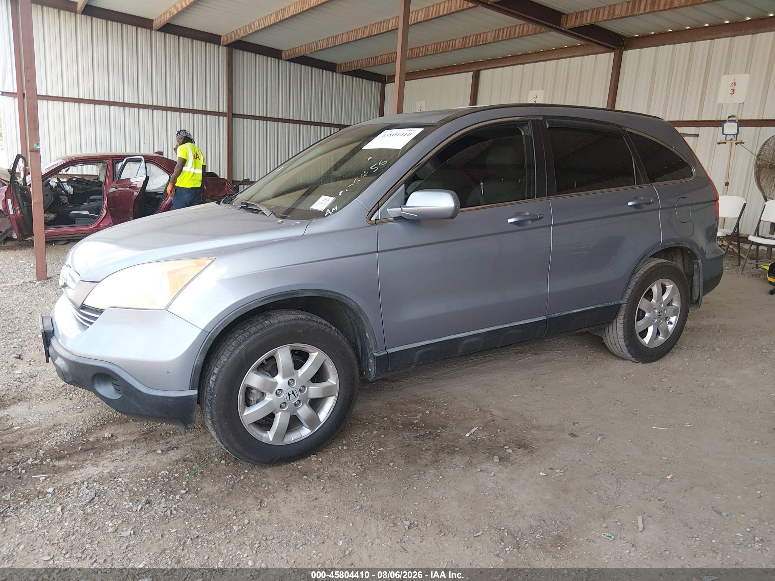 2008 Honda Cr-v Ex-l Light Blue vin: JHLRE38718C021612
