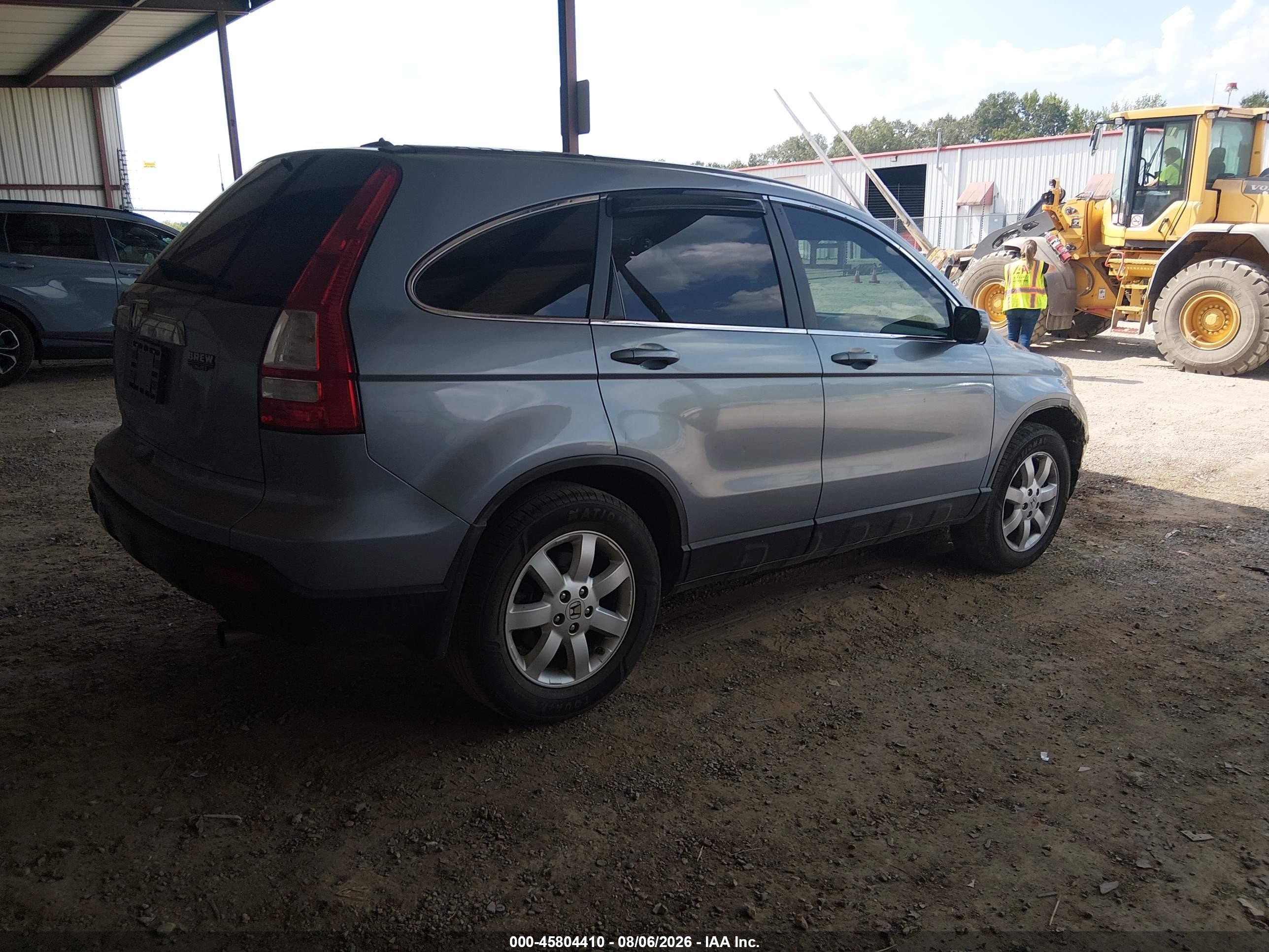 2008 Honda Cr-v Ex-l Light Blue vin: JHLRE38718C021612