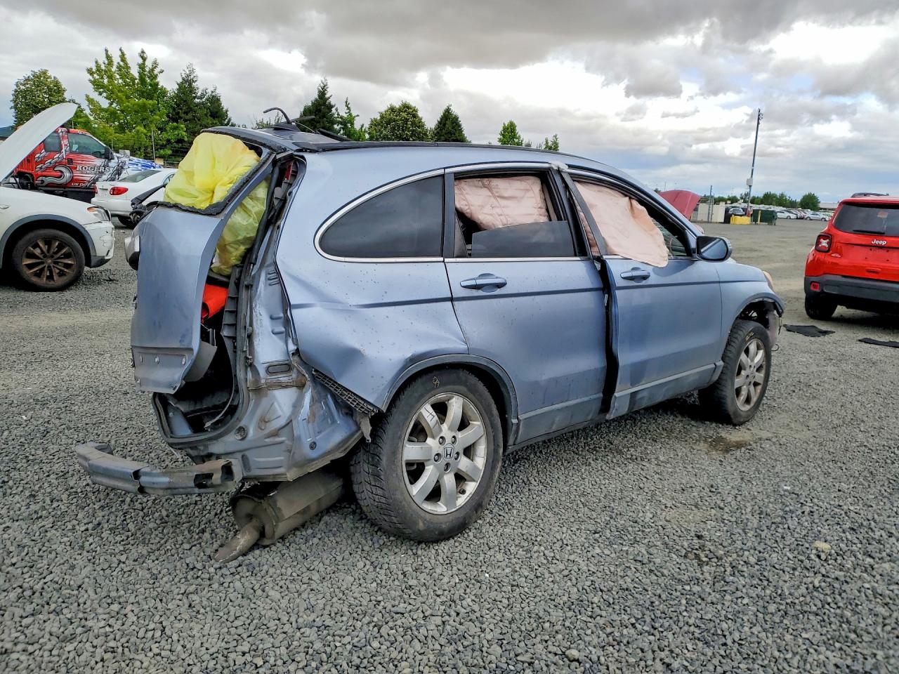 2008 Honda Cr-v Exl Серебряный vin: JHLRE38718C023778