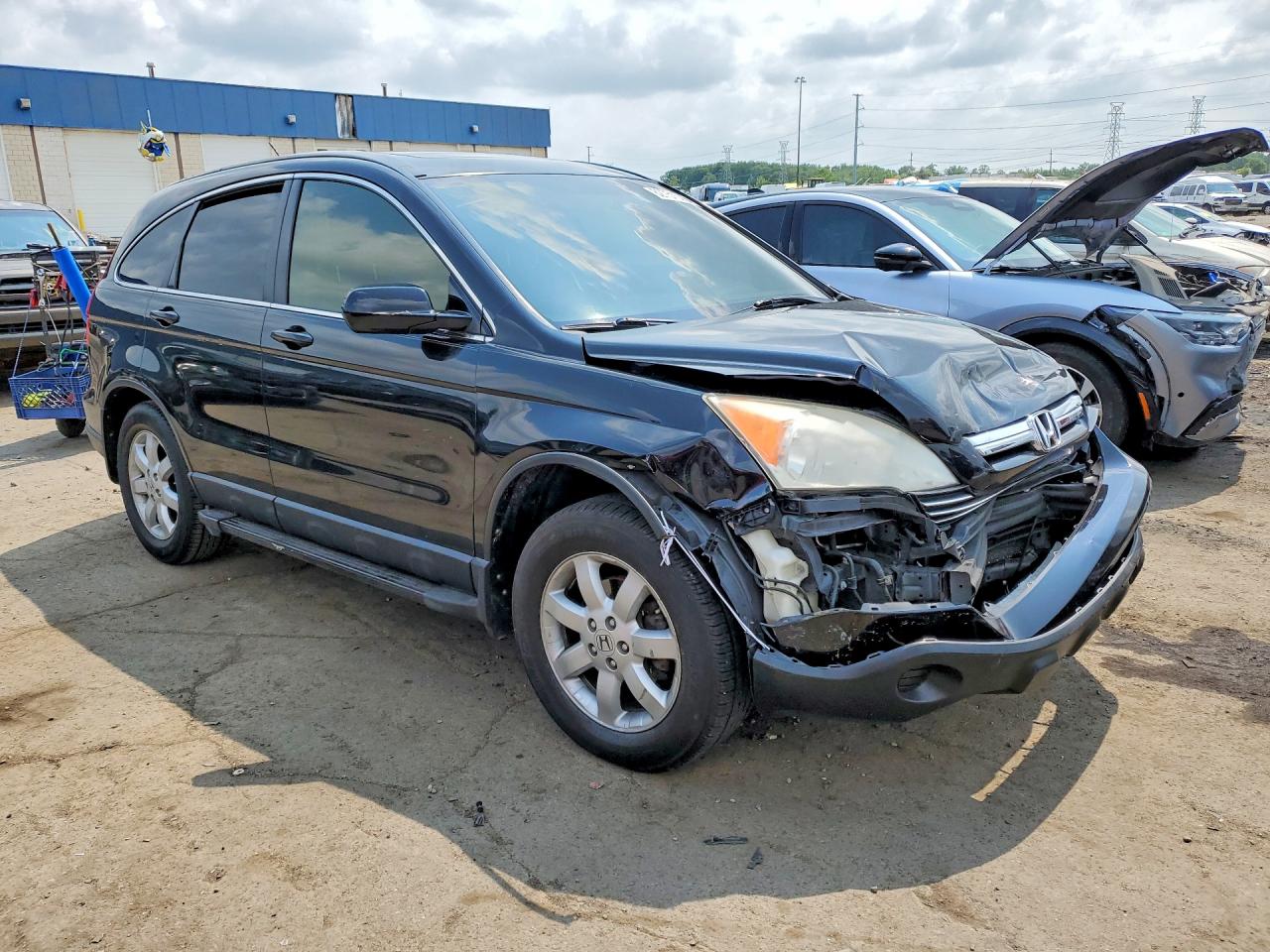 2008 Honda Cr-v Exl Black vin: JHLRE38718C026776