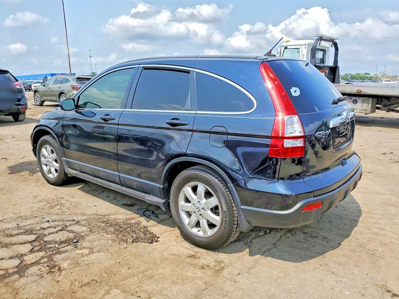 2008 Honda Cr-v Exl Black vin: JHLRE38718C026776