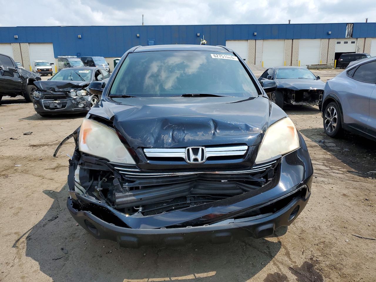 2008 Honda Cr-v Exl Black vin: JHLRE38718C026776
