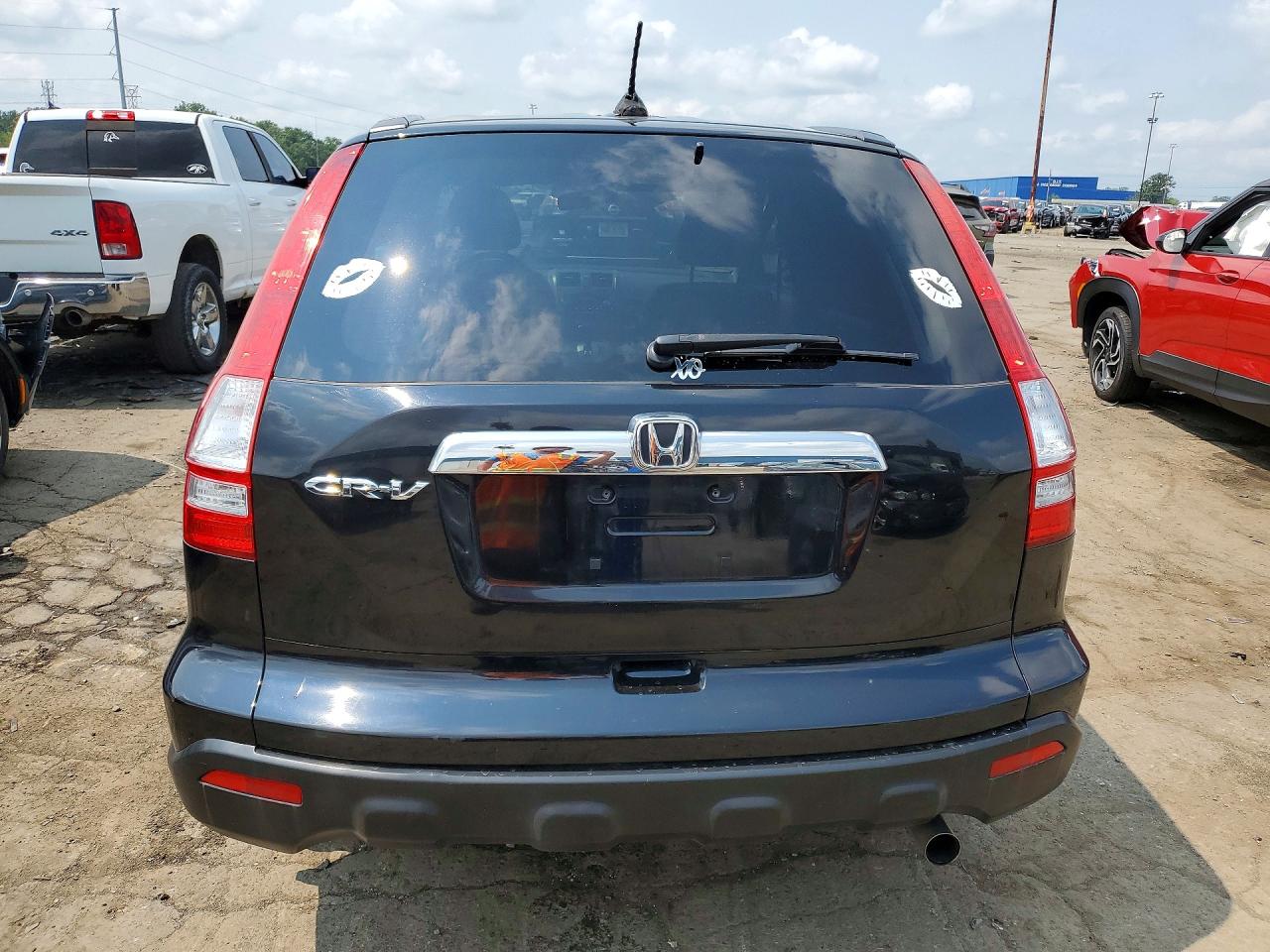 2008 Honda Cr-v Exl Black vin: JHLRE38718C026776