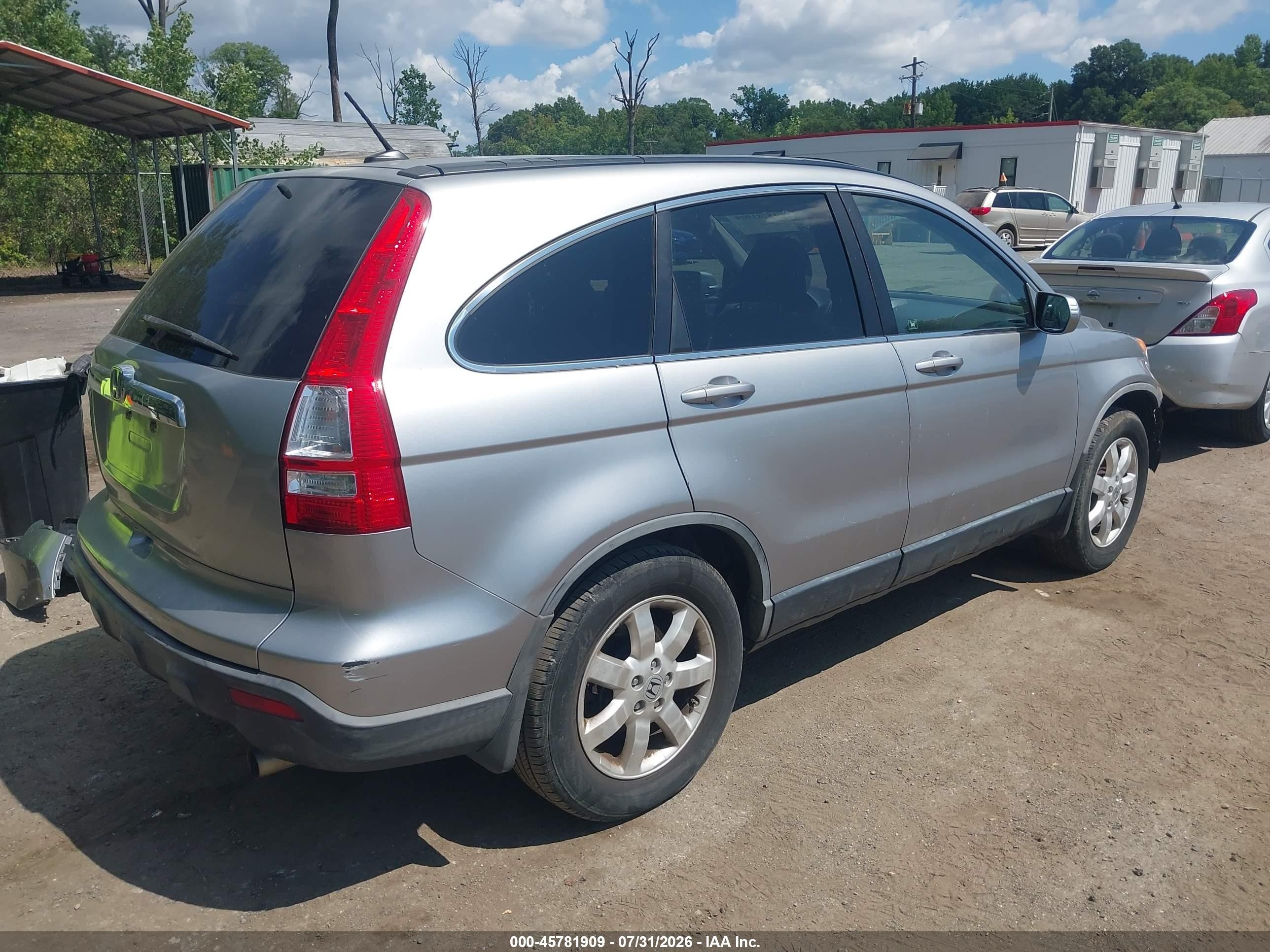 2008 Honda Cr-v Ex-l Silver vin: JHLRE38718C027149