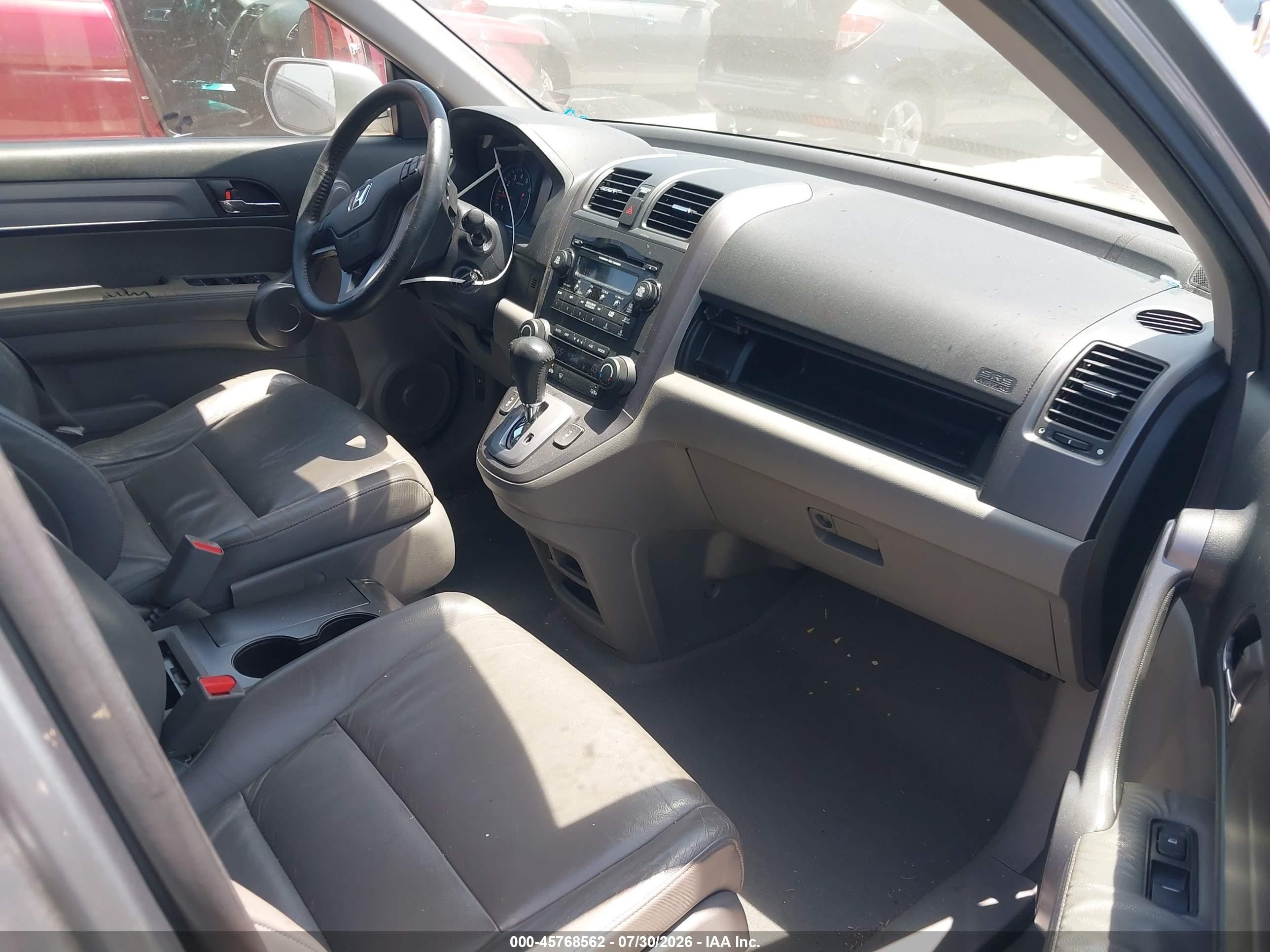 2008 Honda Cr-v Ex-l Silver vin: JHLRE38718C028561