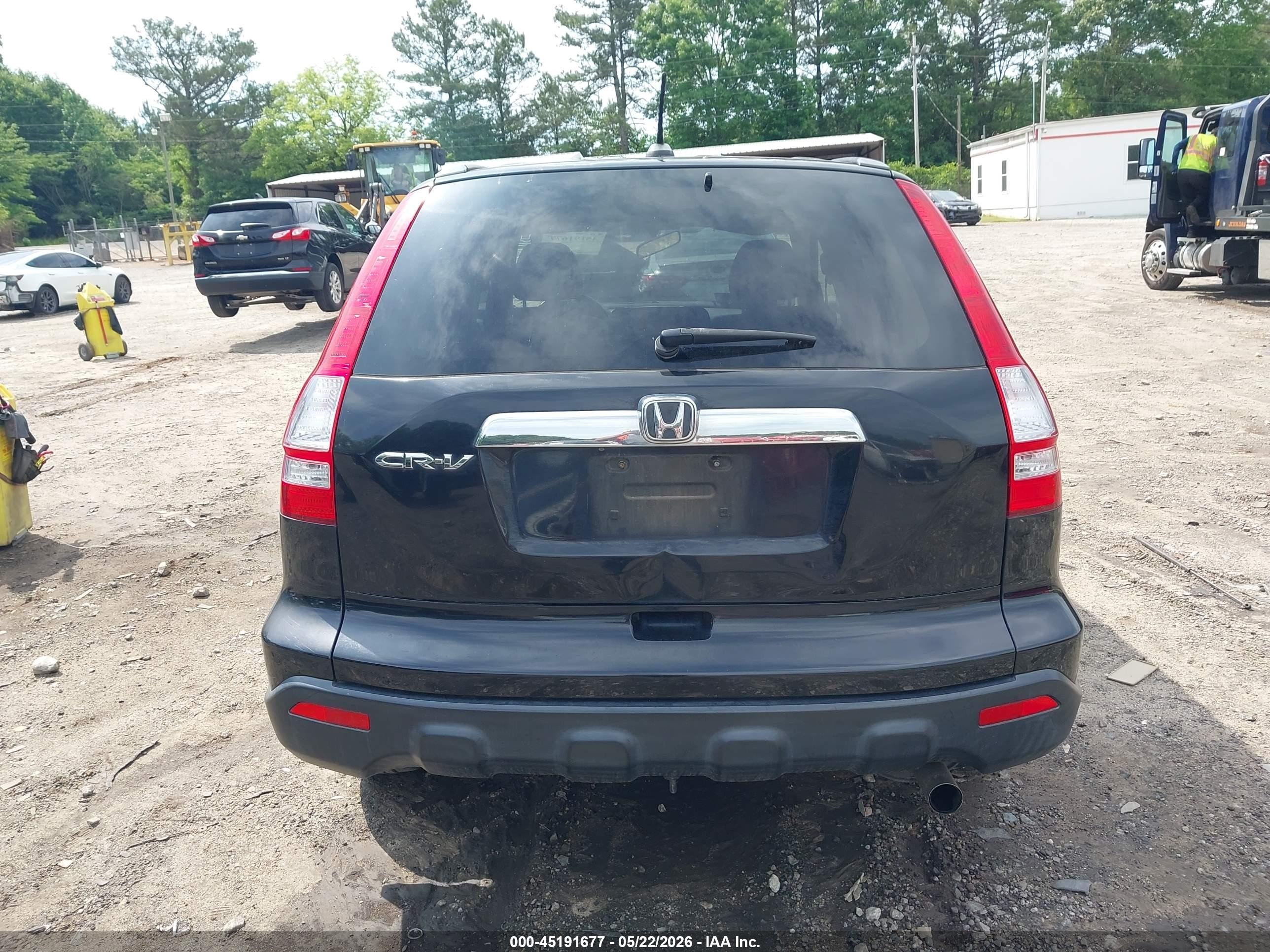 2008 Honda Cr-v Ex-l Black vin: JHLRE38718C042783