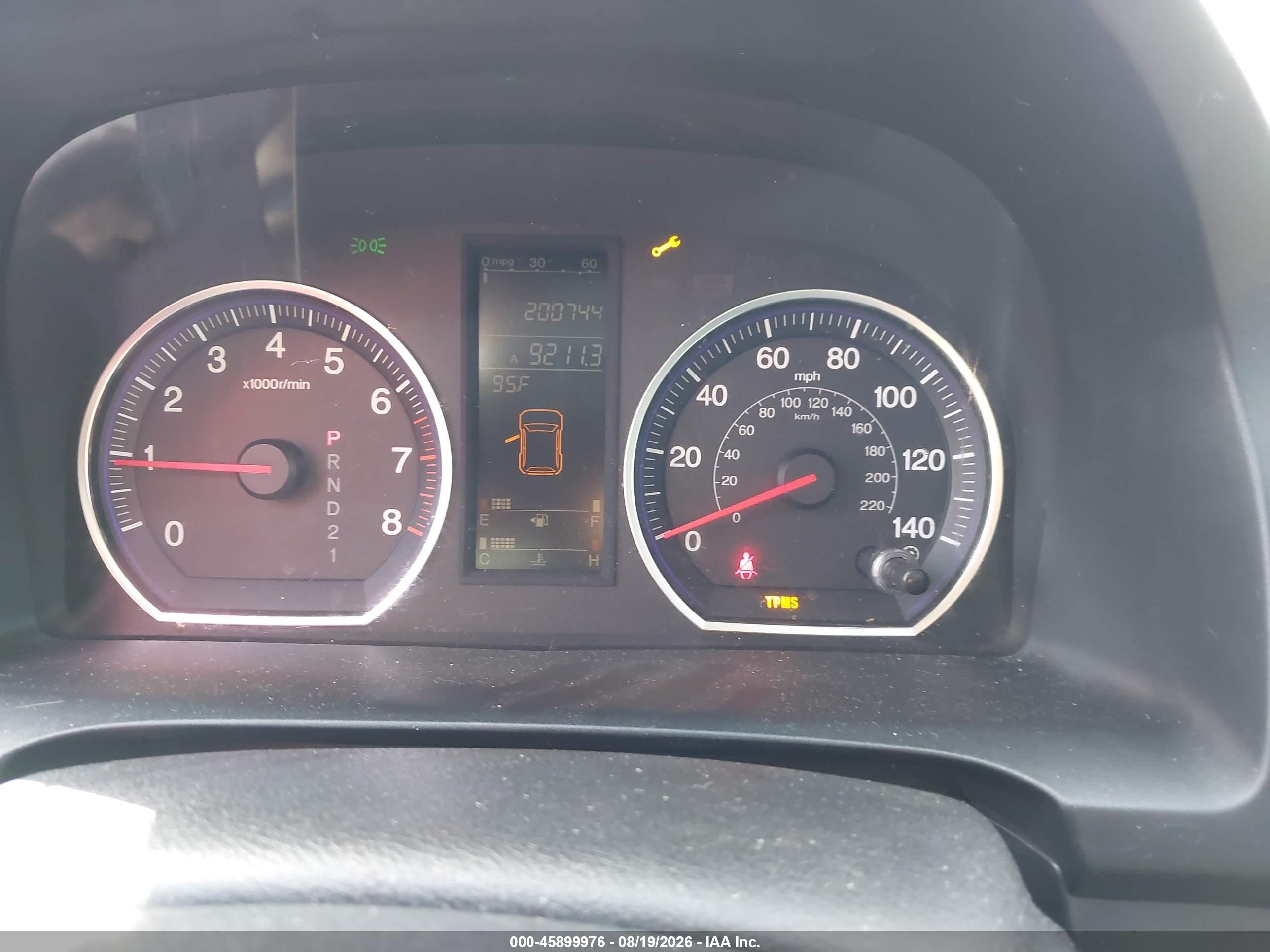 2008 Honda Cr-v Ex-l Black vin: JHLRE38718C050544