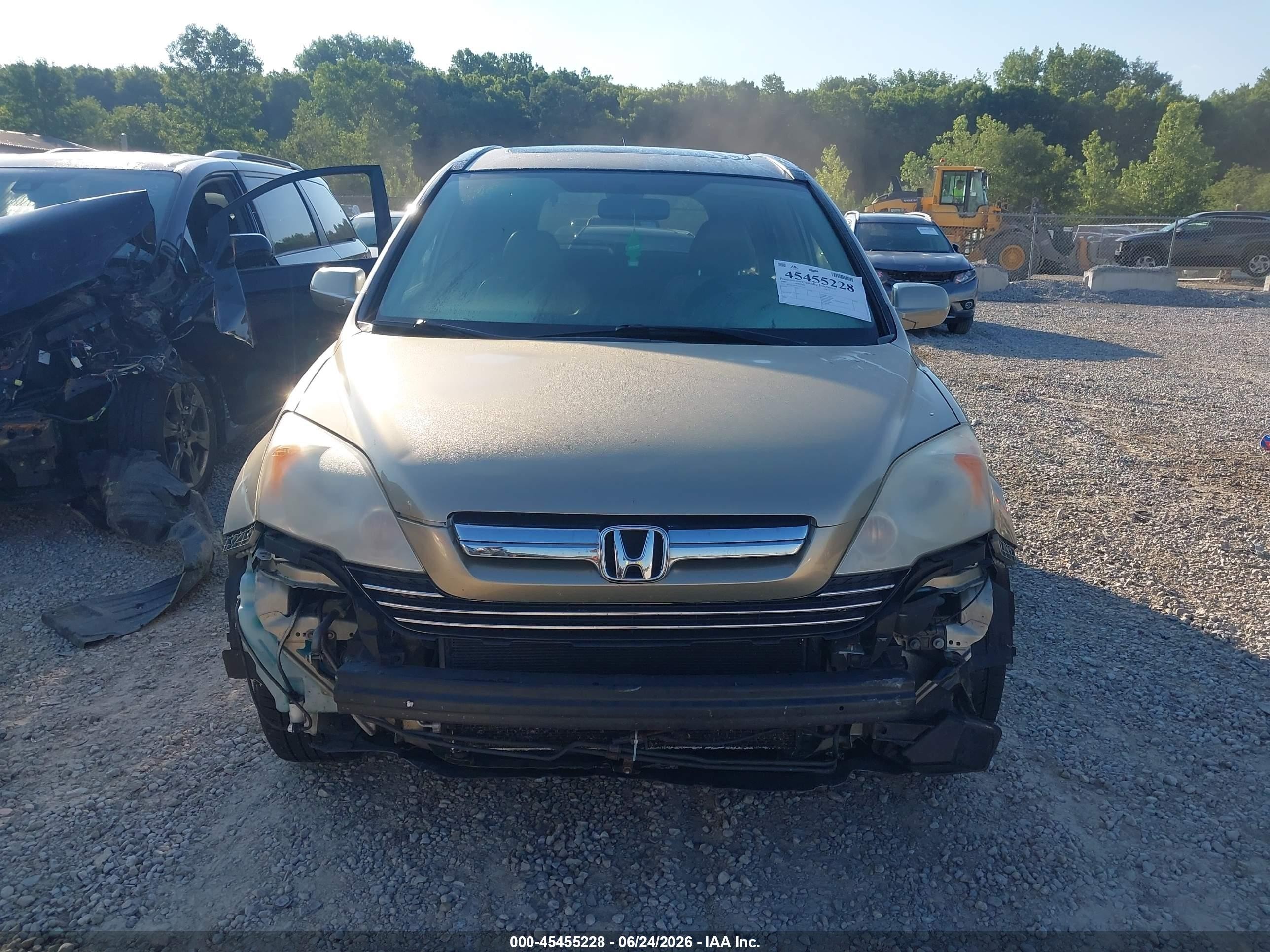 2007 Honda Cr-v Ex-l Tan vin: JHLRE38727C078397