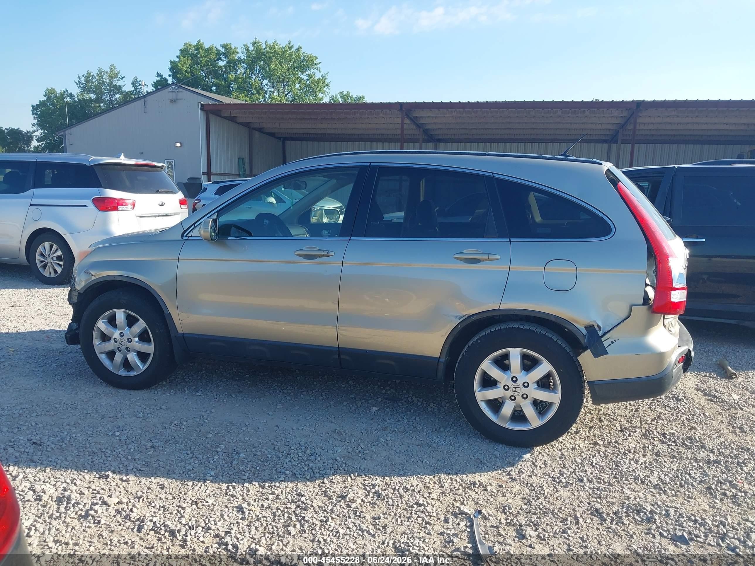 2007 Honda Cr-v Ex-l Tan vin: JHLRE38727C078397