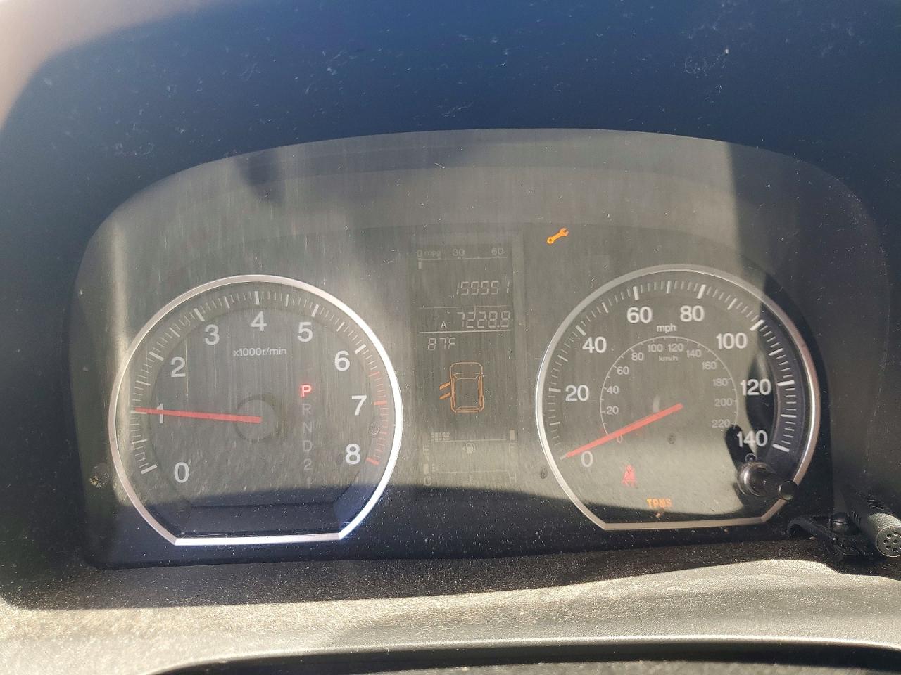 2007 Honda Cr-v Exl Blue vin: JHLRE38727C081364