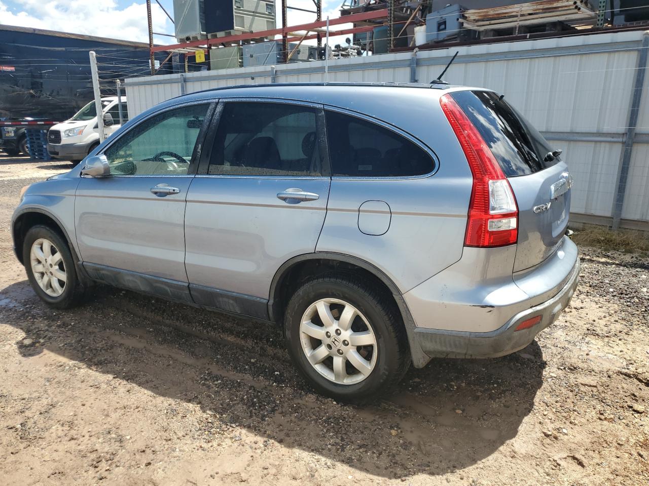 2007 Honda Cr-v Exl Blue vin: JHLRE38727C081364 Damage: Left Rear Door, Dent(S) W/ Paint Dmg, 1/8 To 1/2 Inch