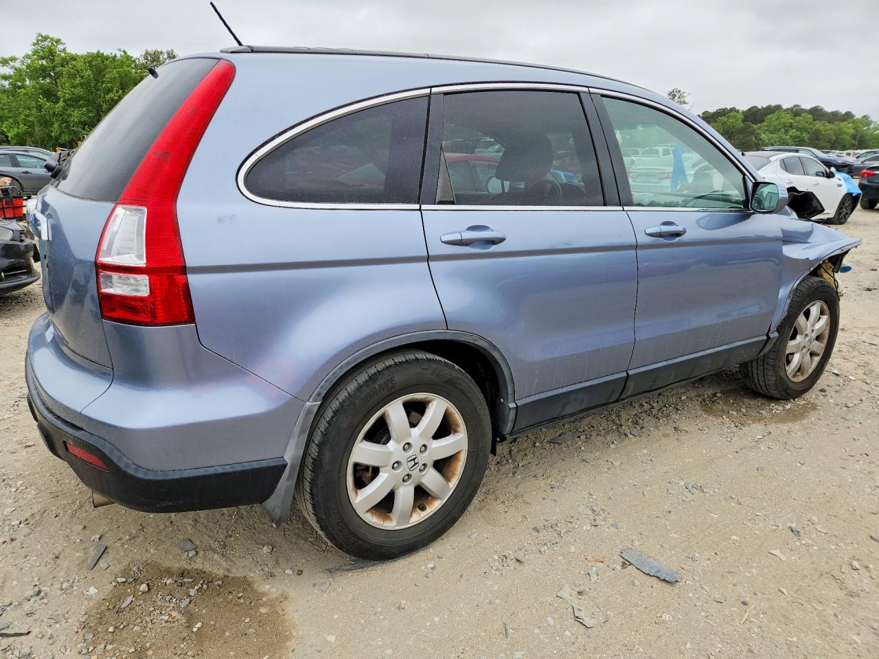 2008 Honda Cr-v Exl Синий vin: JHLRE38728C010876