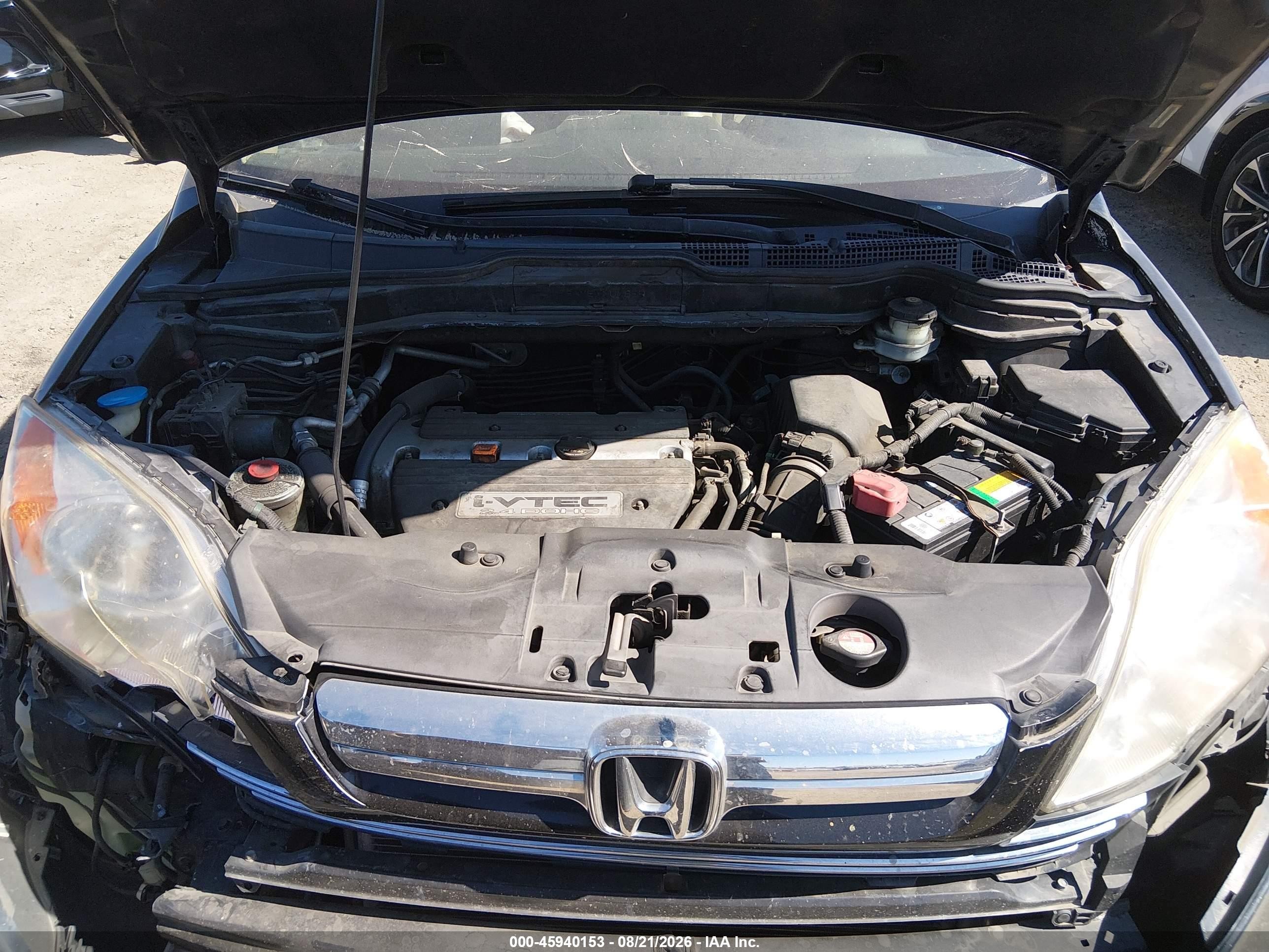 2008 Honda Cr-v Ex-l Black vin: JHLRE38728C018007