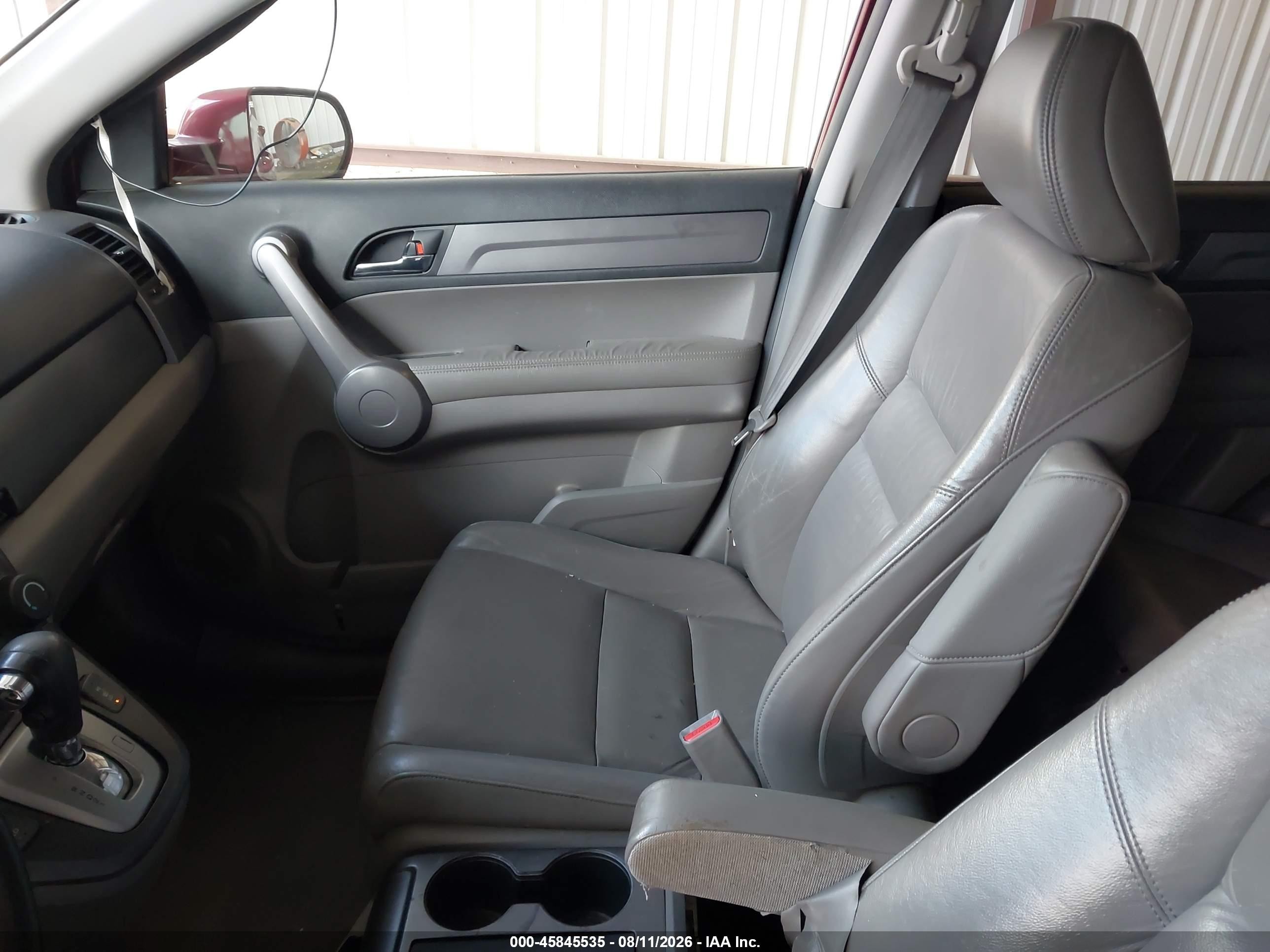 2008 Honda Cr-v Ex-l Burgundy vin: JHLRE38728C032859